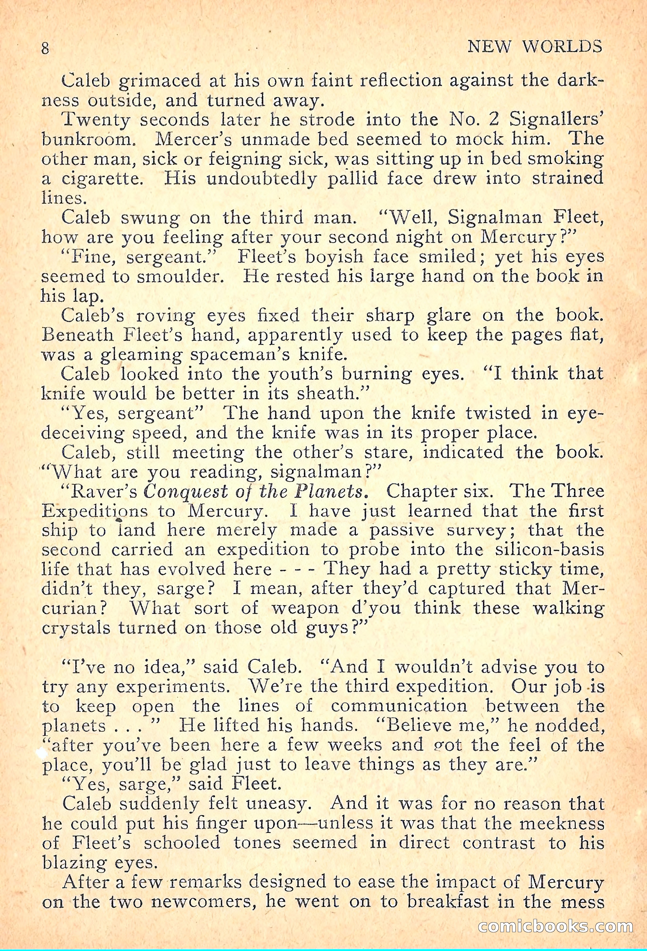 New Worlds Science Fiction, Volume 7, Number 21 — page 8 of 132