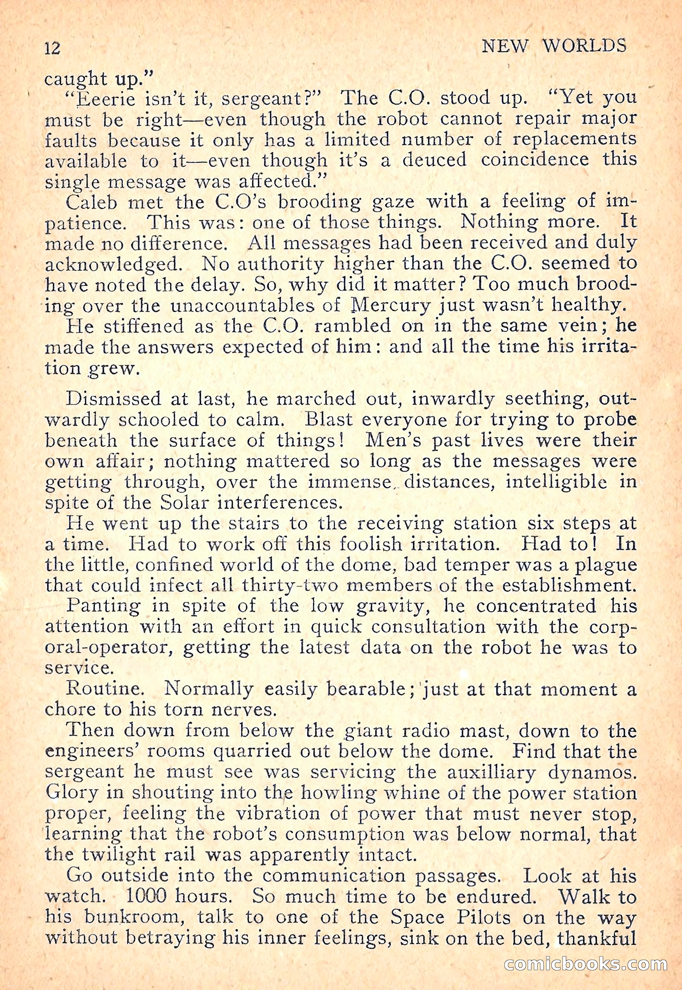 New Worlds Science Fiction, Volume 7, Number 21 — page 14 of 132