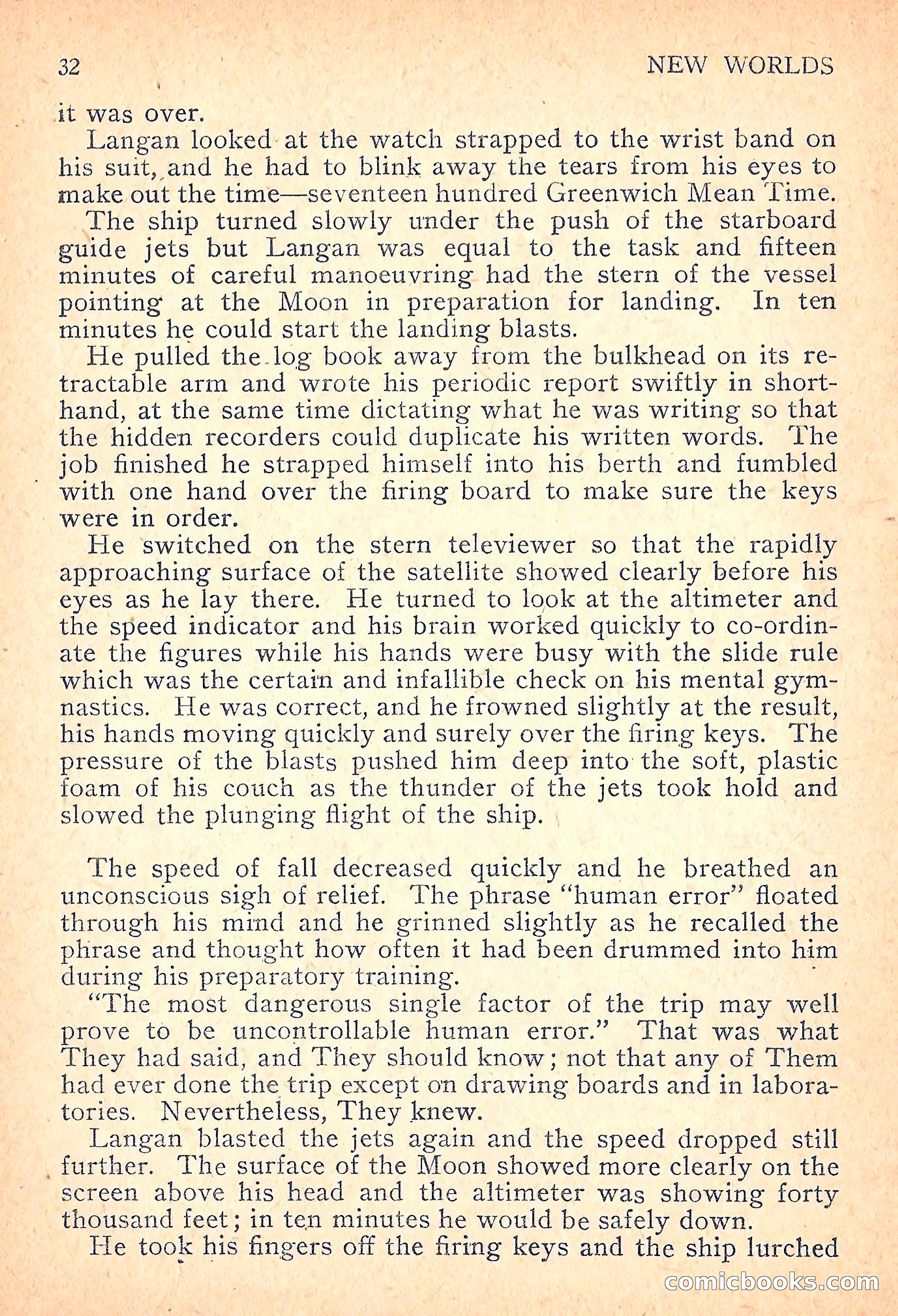 New Worlds Science Fiction, Volume 7, Number 21 — page 34 of 132