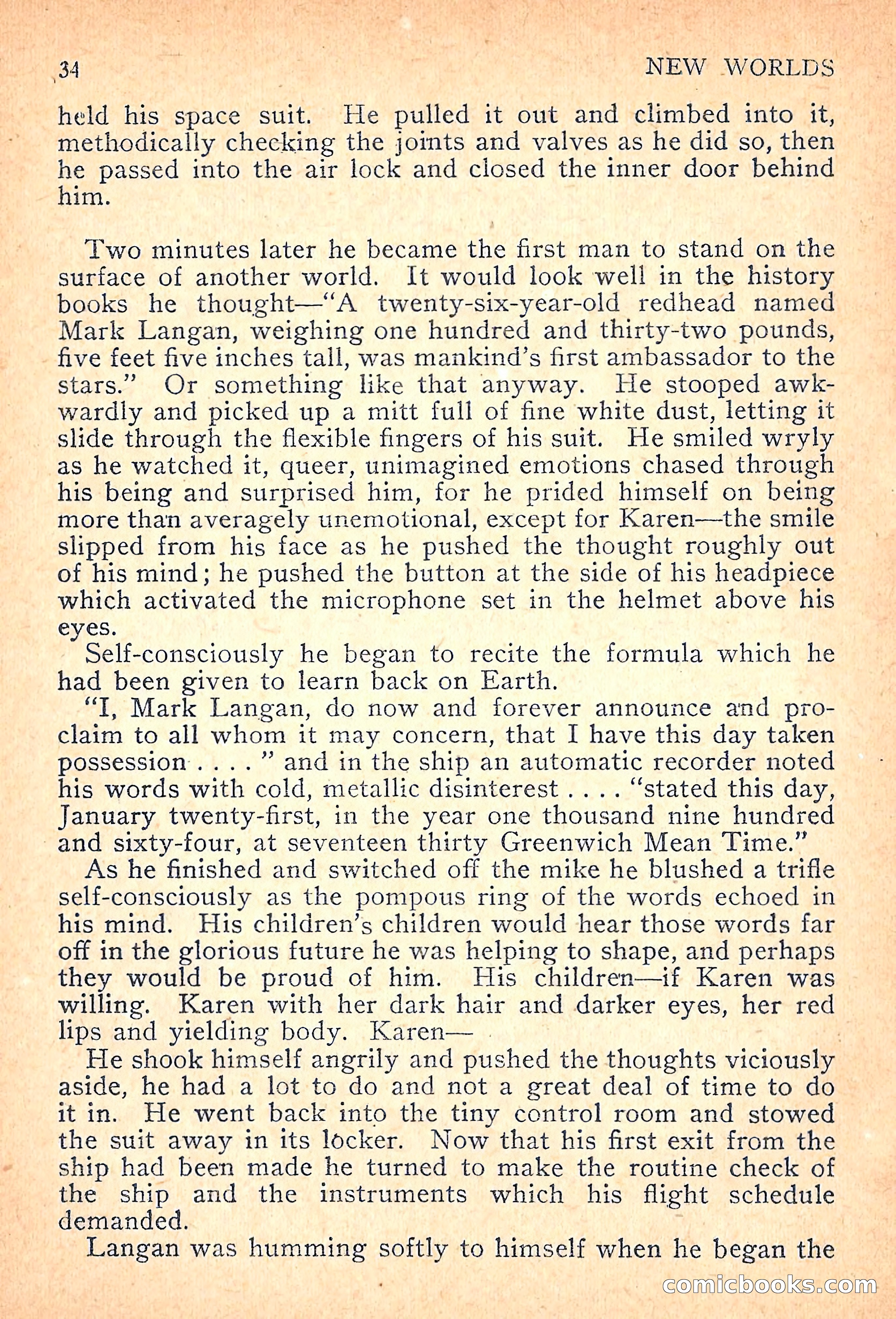 New Worlds Science Fiction, Volume 7, Number 21 — page 36 of 132
