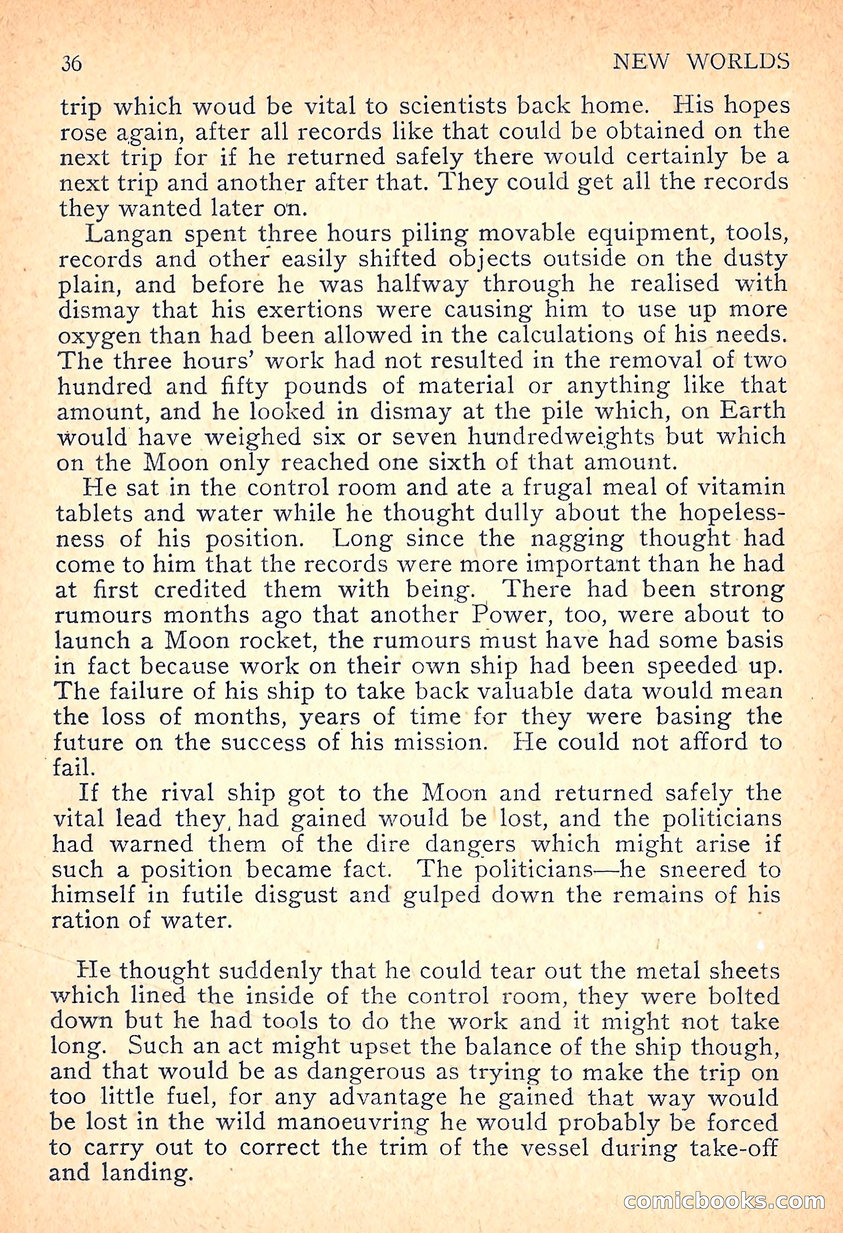 New Worlds Science Fiction, Volume 7, Number 21 — page 38 of 132