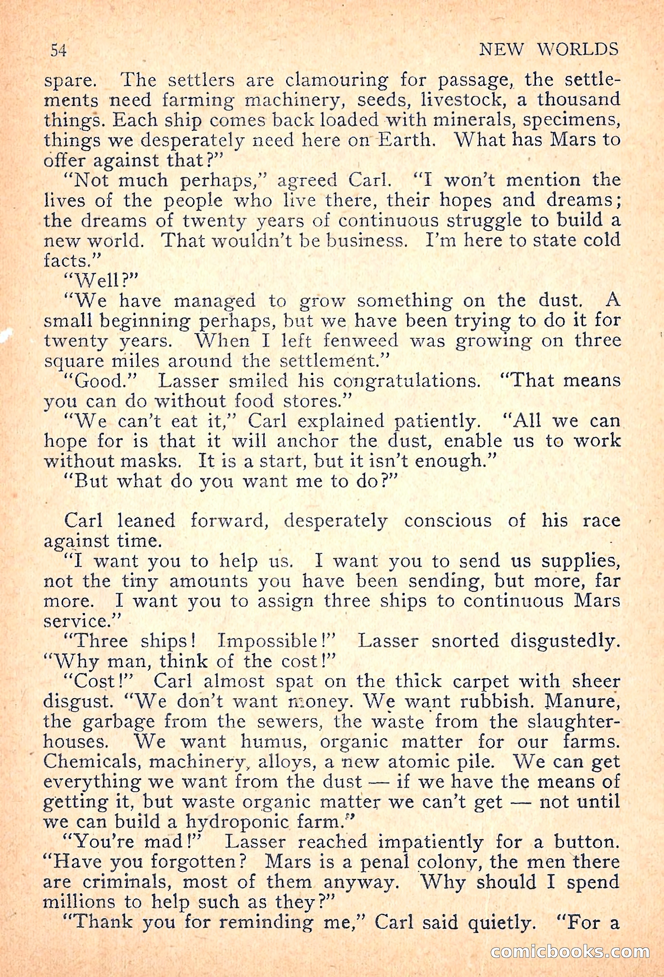 New Worlds Science Fiction, Volume 7, Number 21 — page 56 of 132
