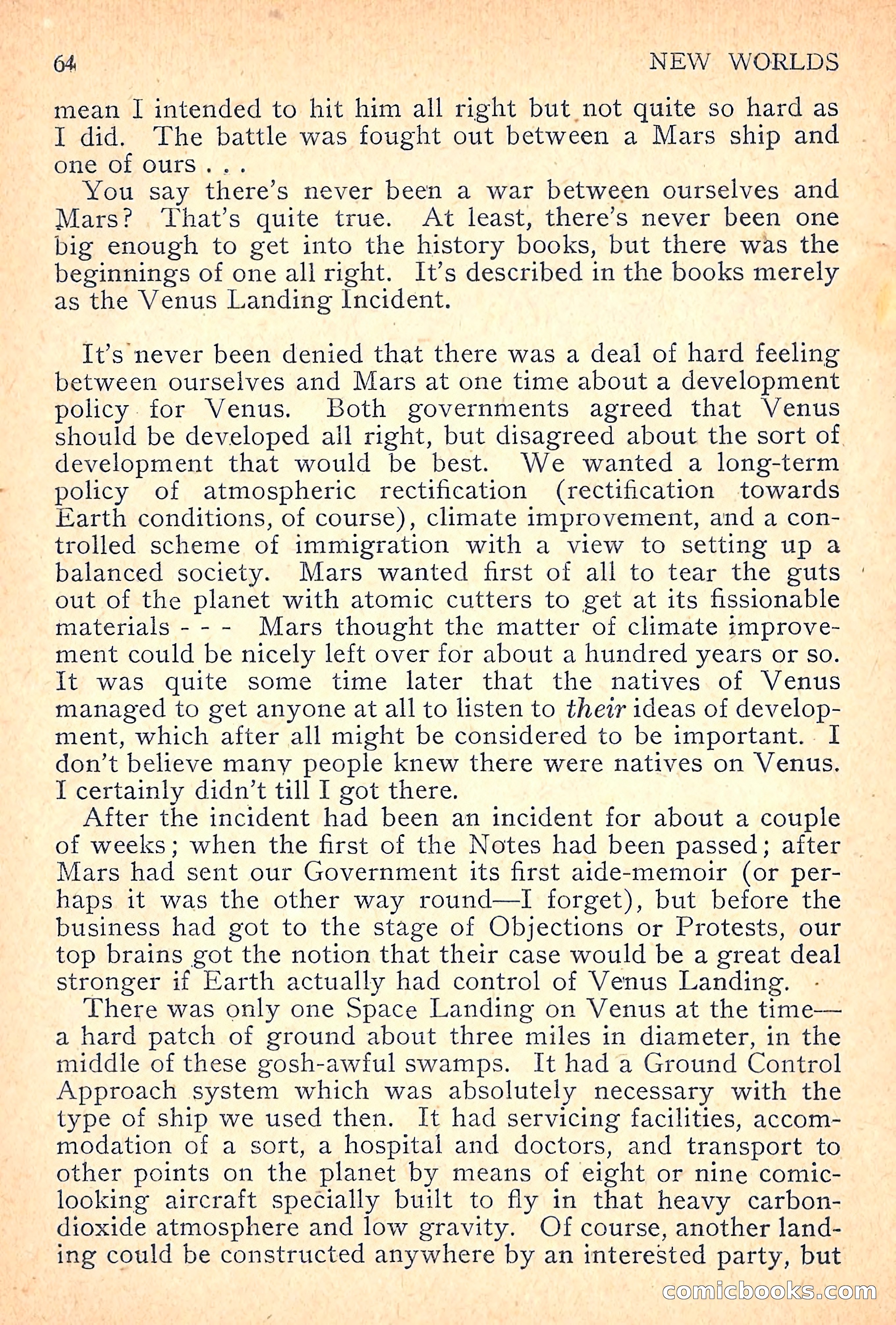 New Worlds Science Fiction, Volume 7, Number 21 — page 66 of 132