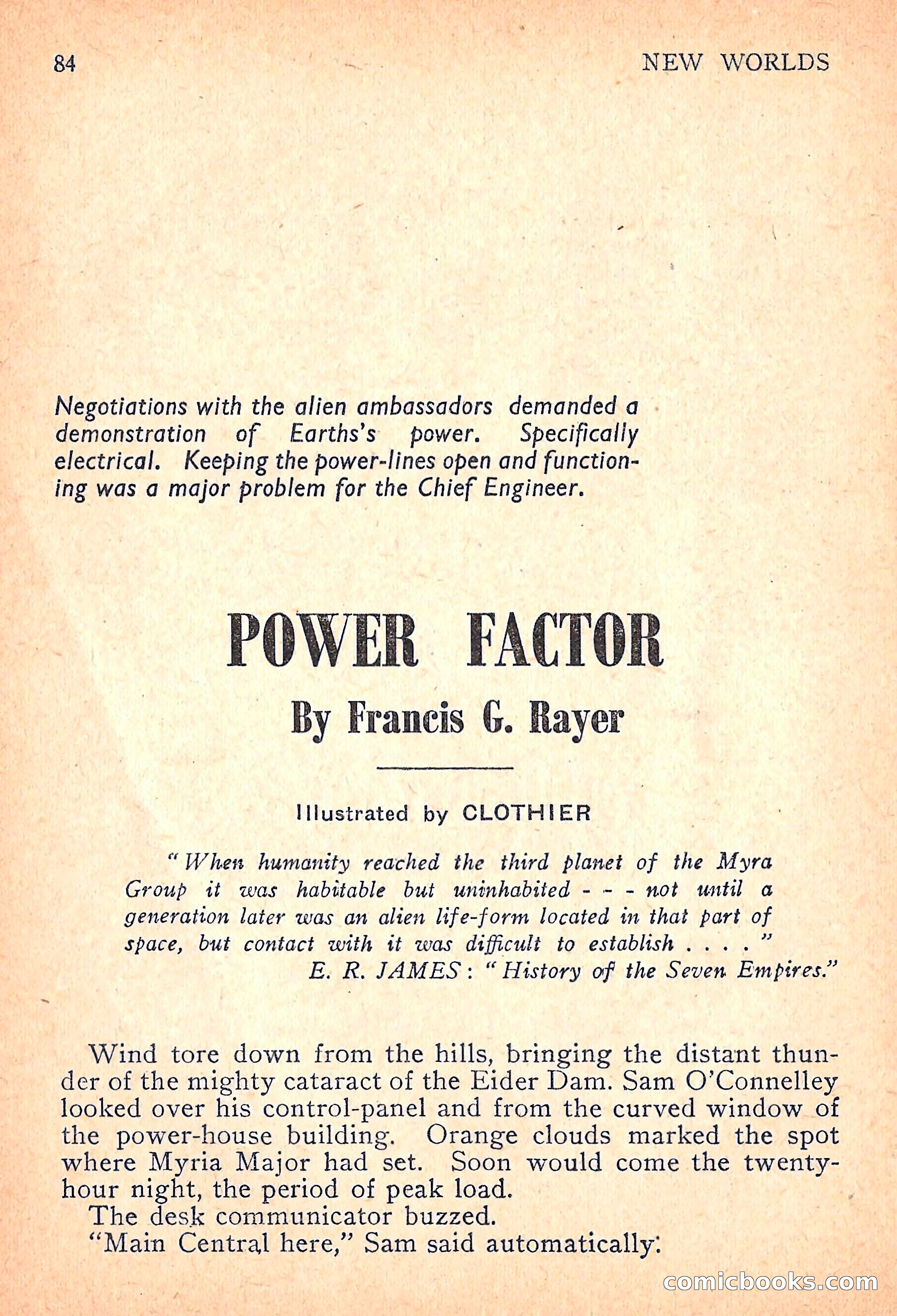 New Worlds Science Fiction, Volume 7, Number 21 — page 86 of 132