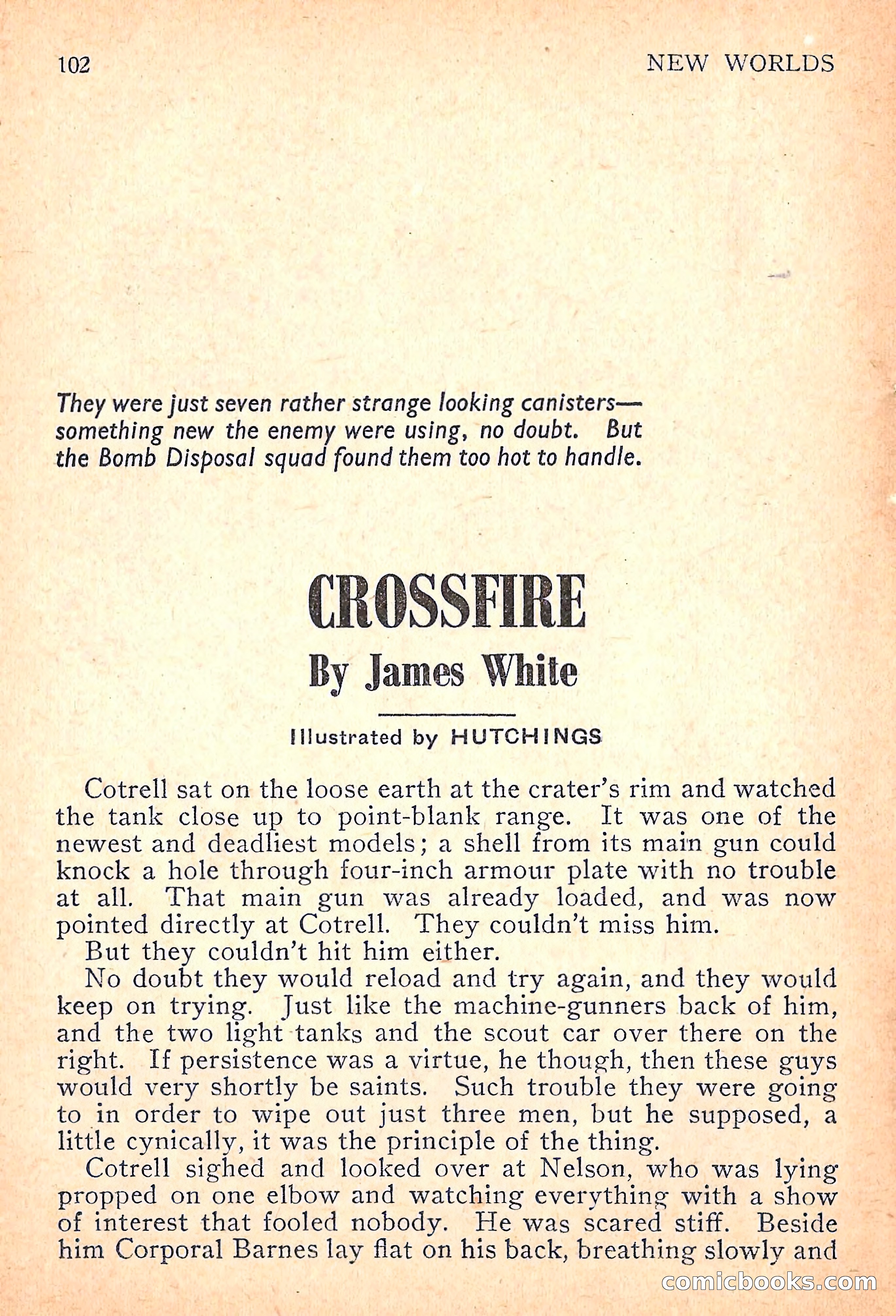 New Worlds Science Fiction, Volume 7, Number 21 — page 104 of 132