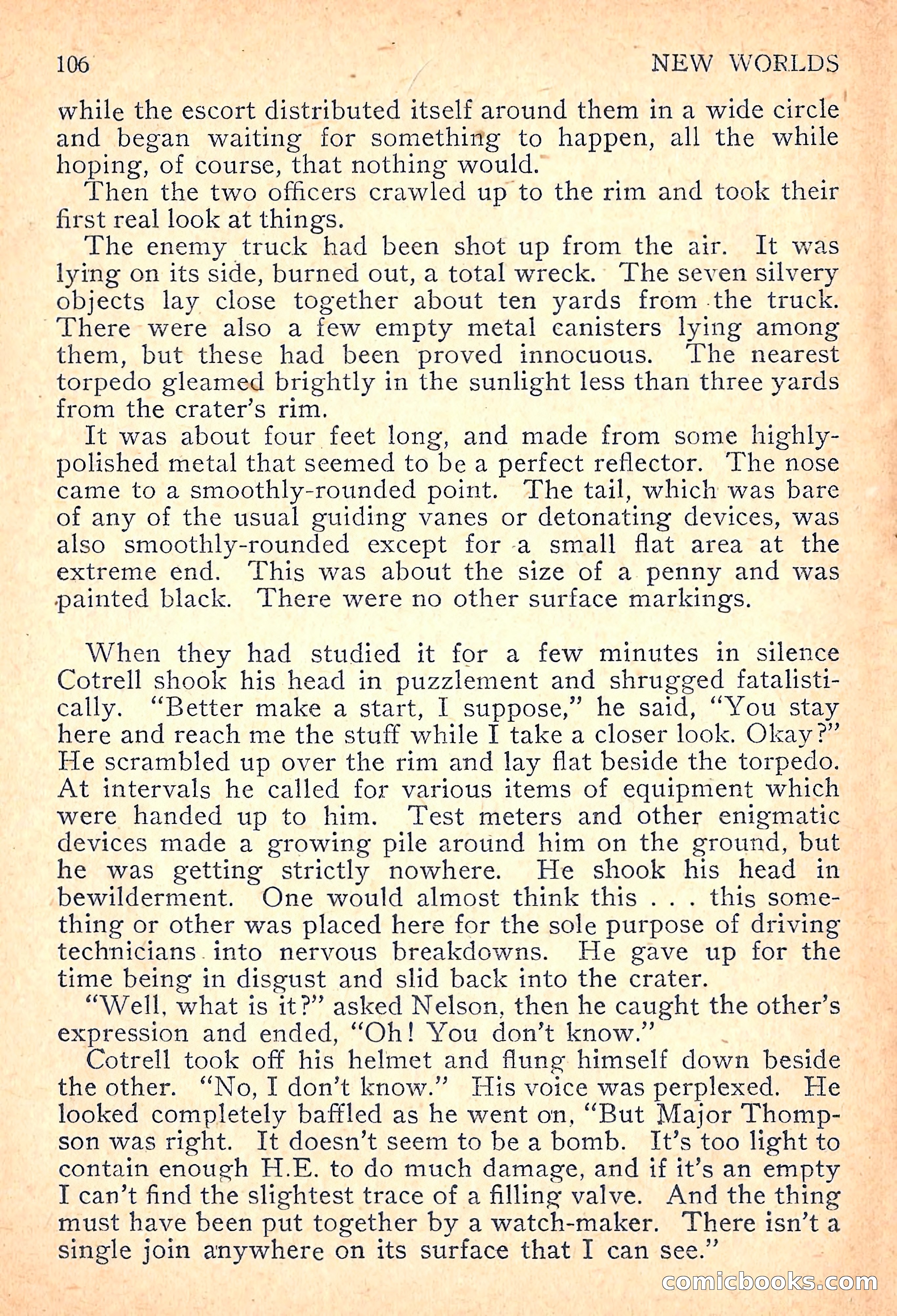 New Worlds Science Fiction, Volume 7, Number 21 — page 108 of 132