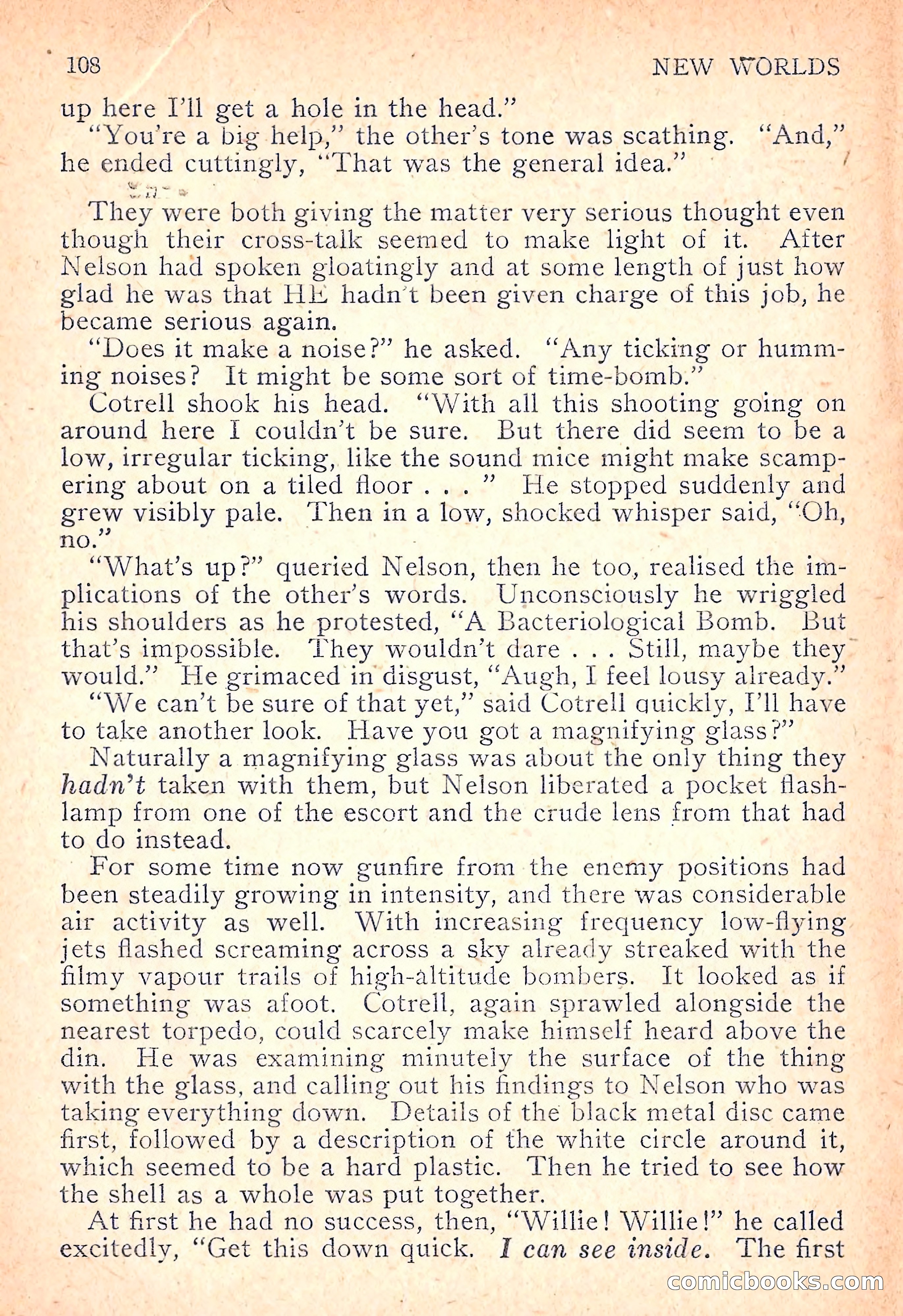 New Worlds Science Fiction, Volume 7, Number 21 — page 110 of 132