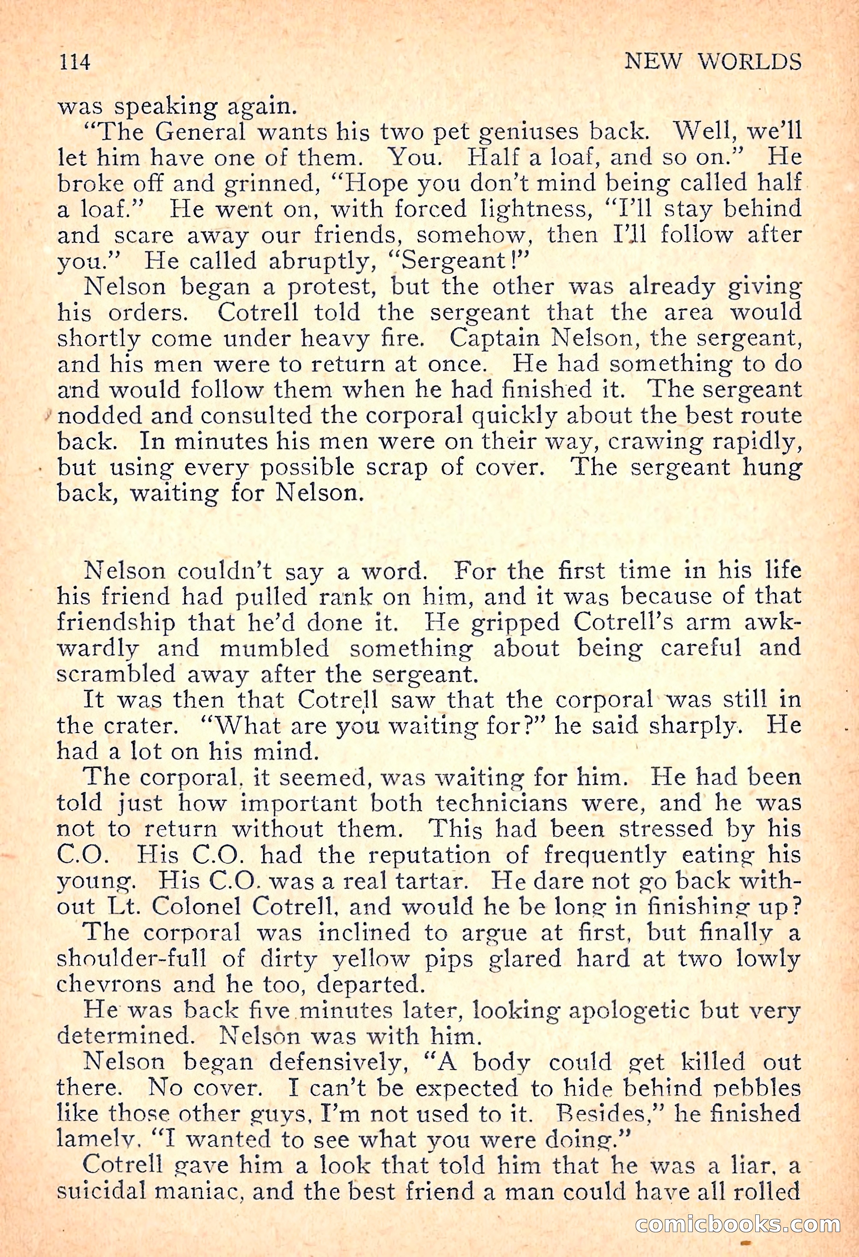 New Worlds Science Fiction, Volume 7, Number 21 — page 116 of 132