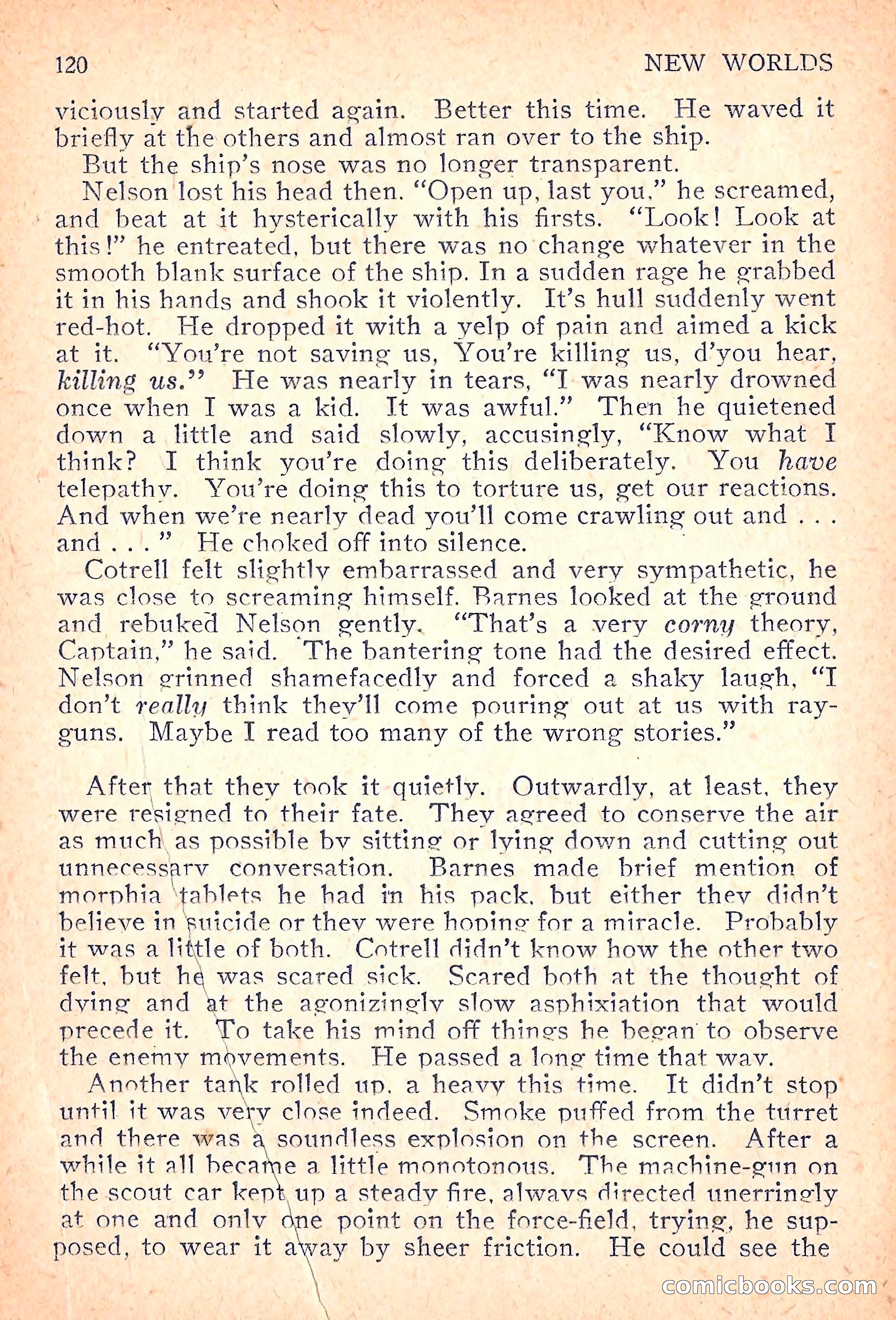 New Worlds Science Fiction, Volume 7, Number 21 — page 122 of 132