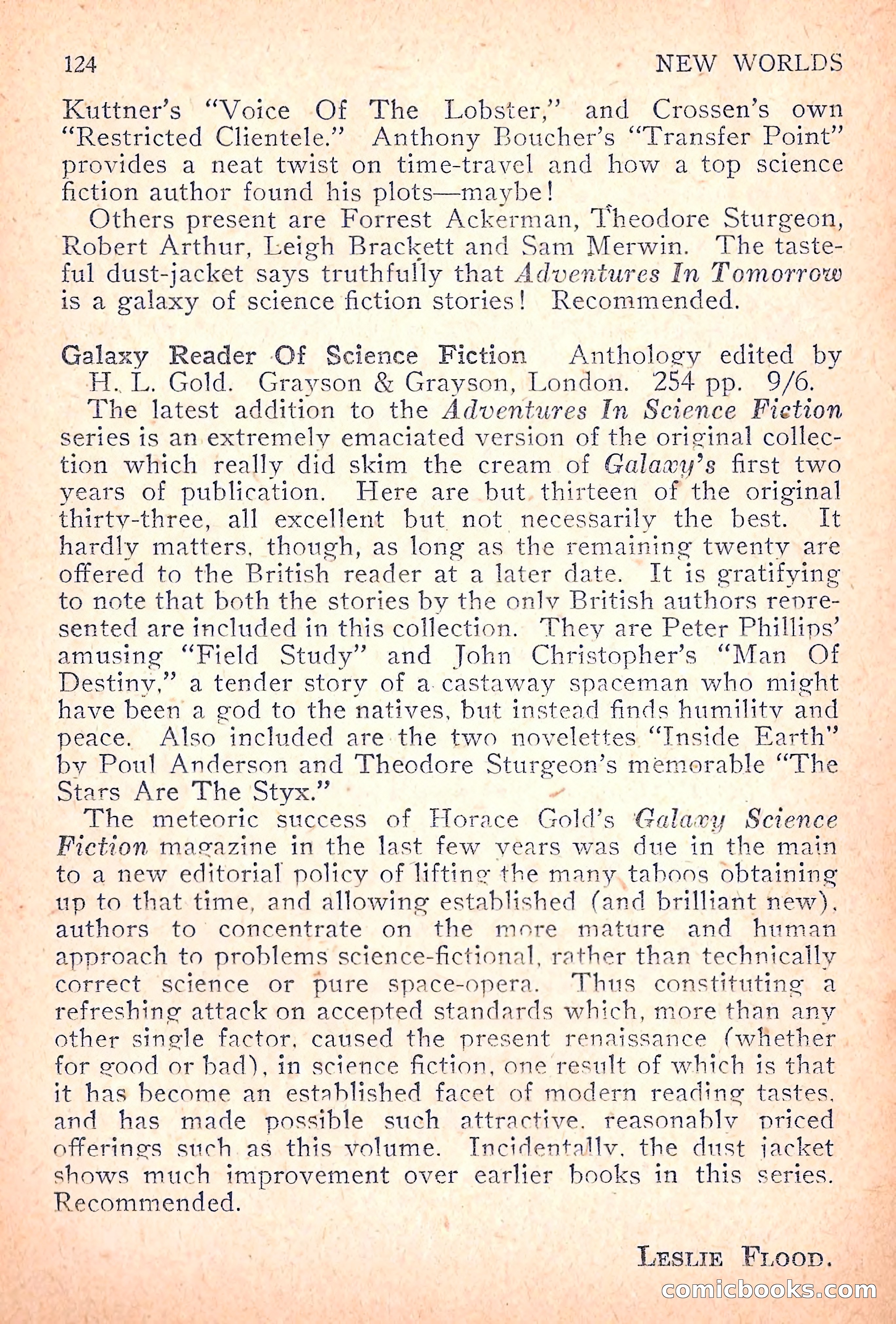 New Worlds Science Fiction, Volume 7, Number 21 — page 126 of 132