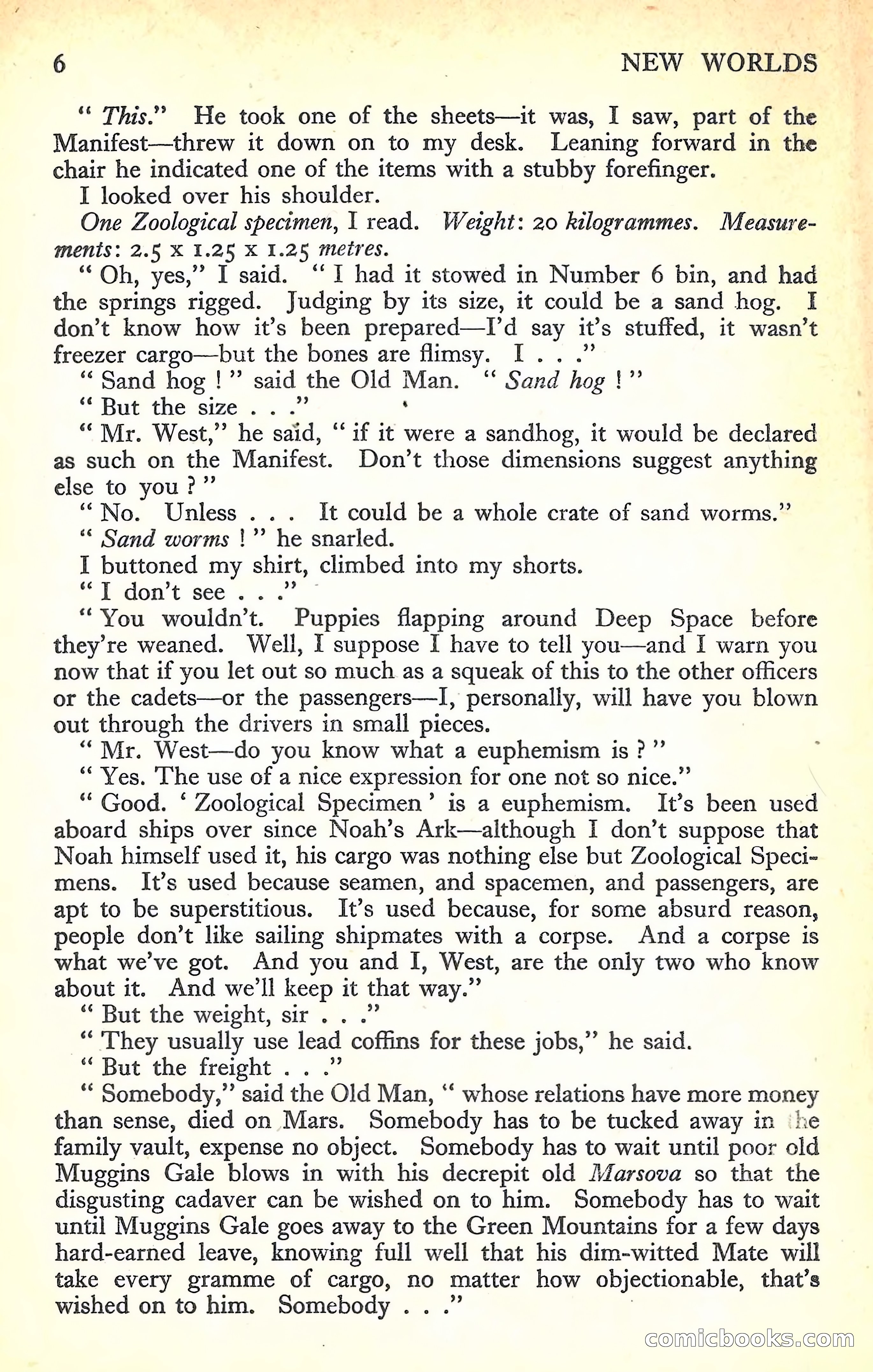 New Worlds Science Fiction No. 23 — page 8 of 132