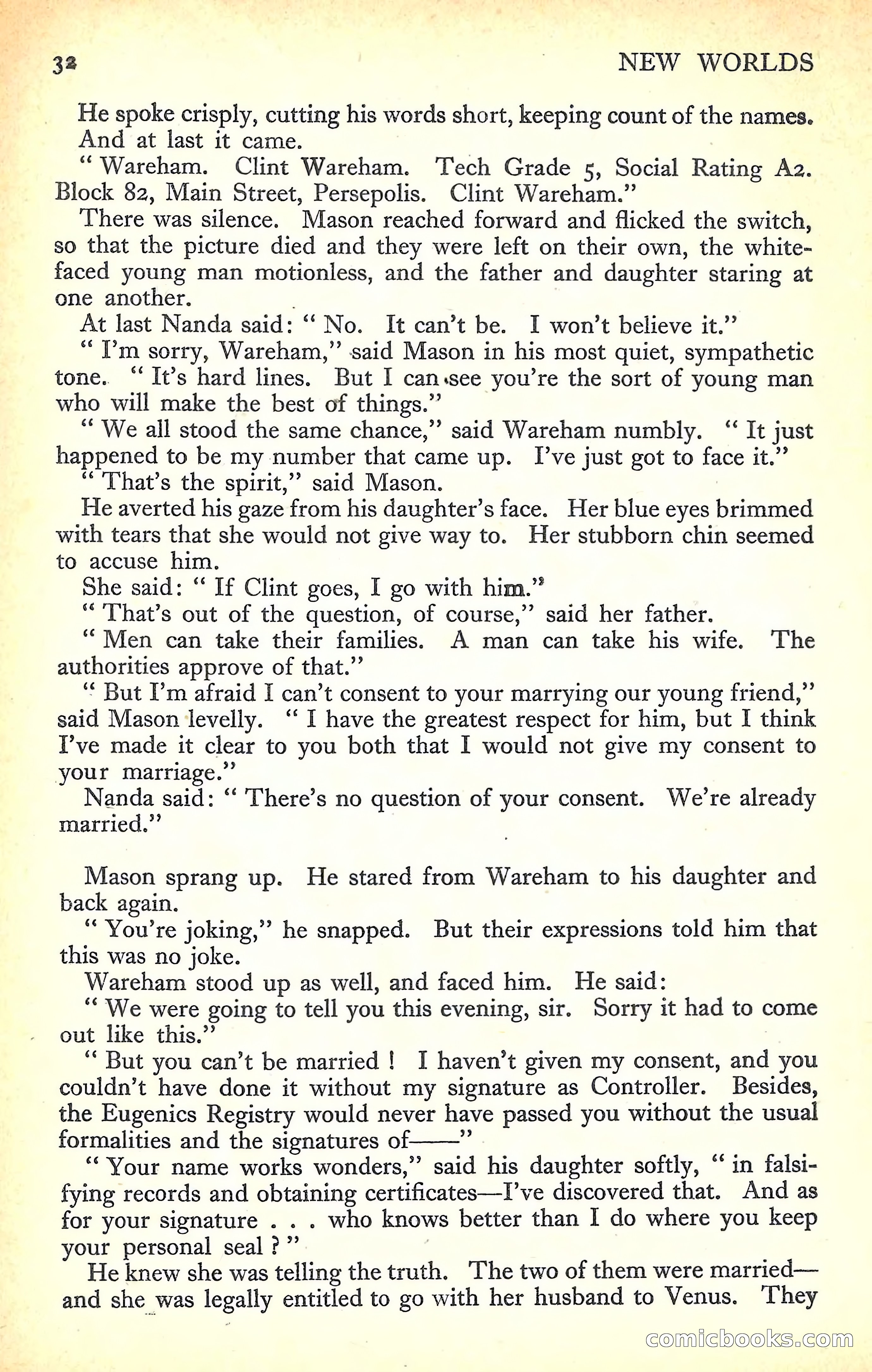 New Worlds Science Fiction No. 23 — page 34 of 132