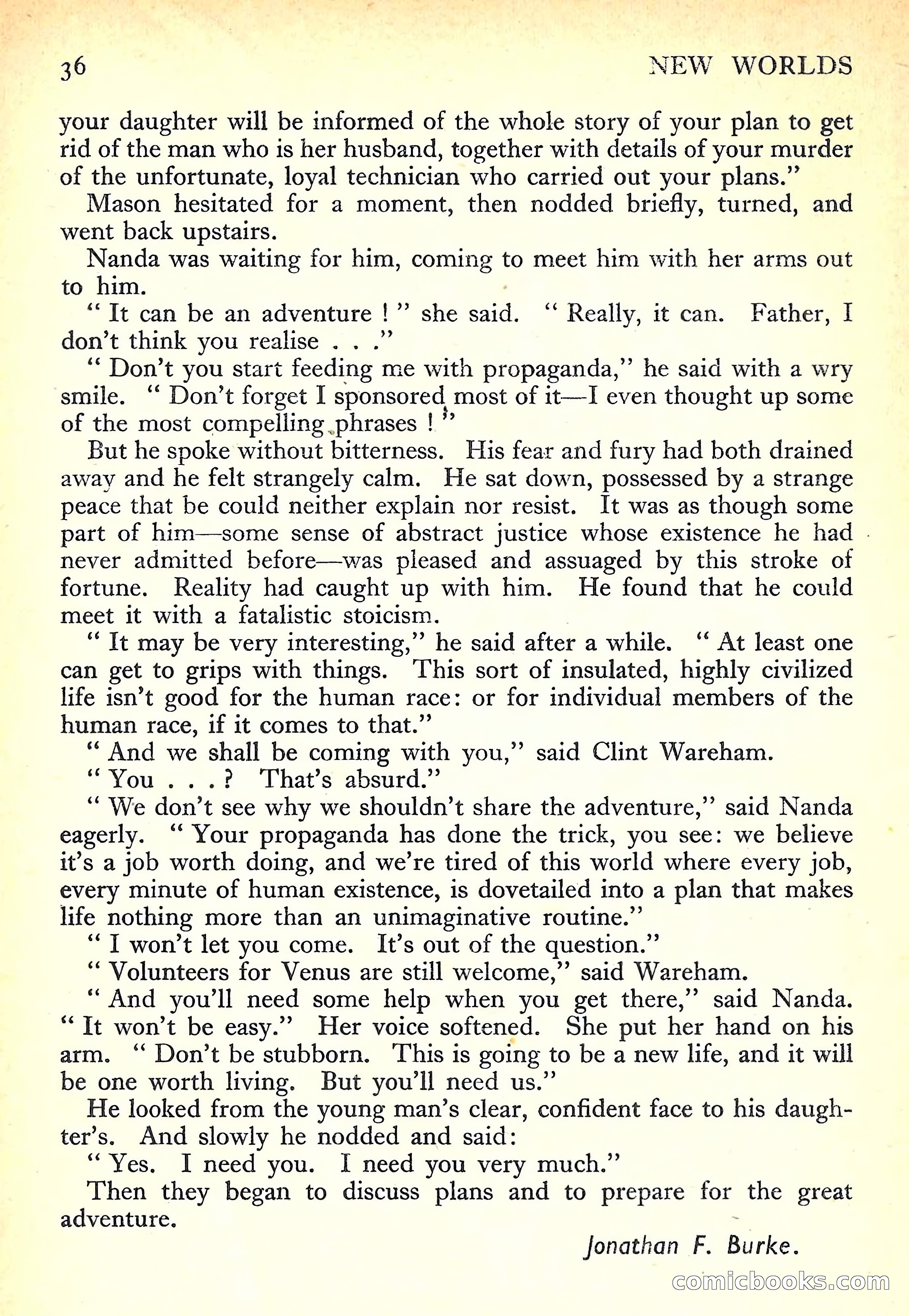 New Worlds Science Fiction No. 23 — page 38 of 132