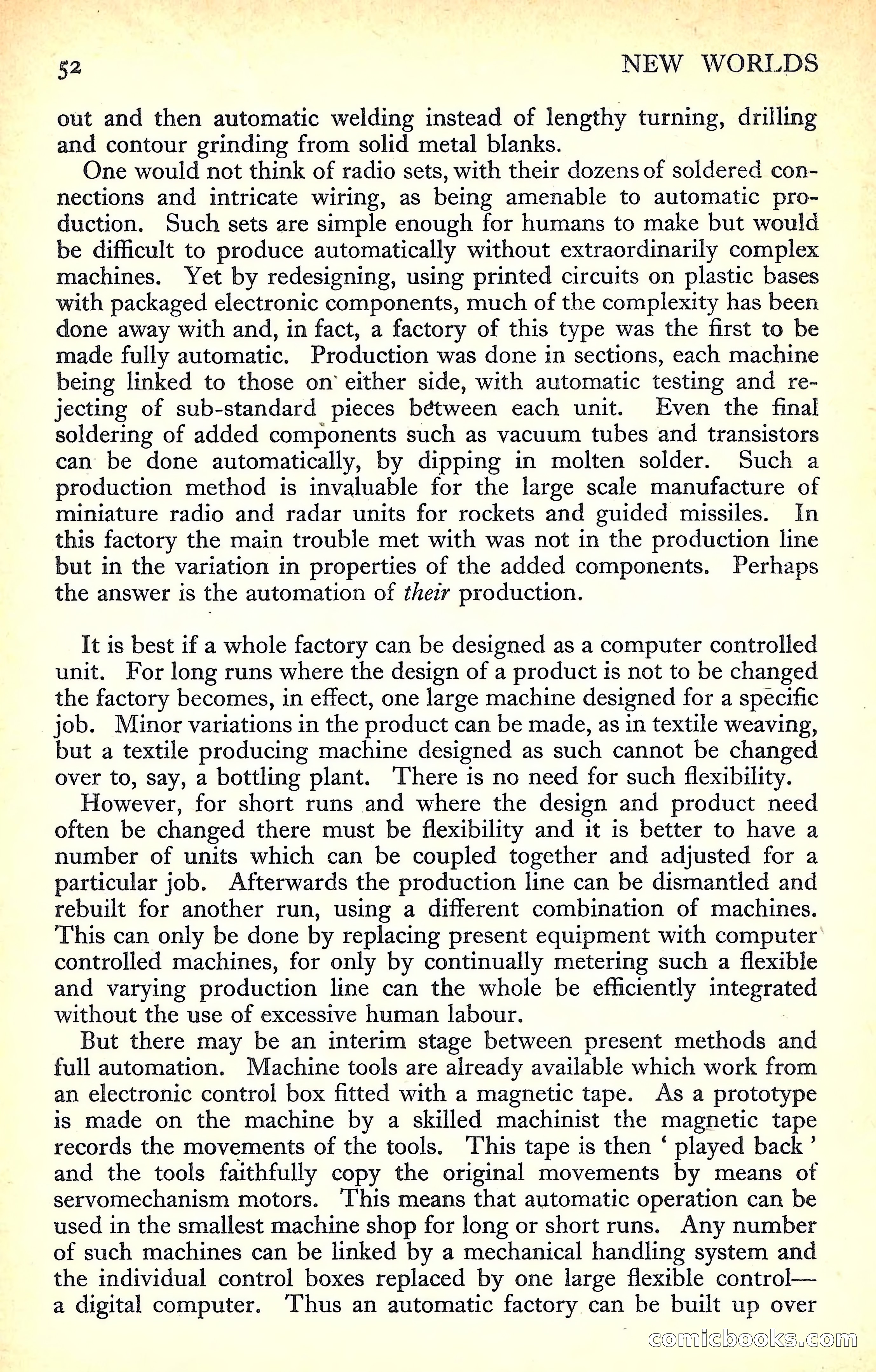 New Worlds Science Fiction No. 23 — page 54 of 132