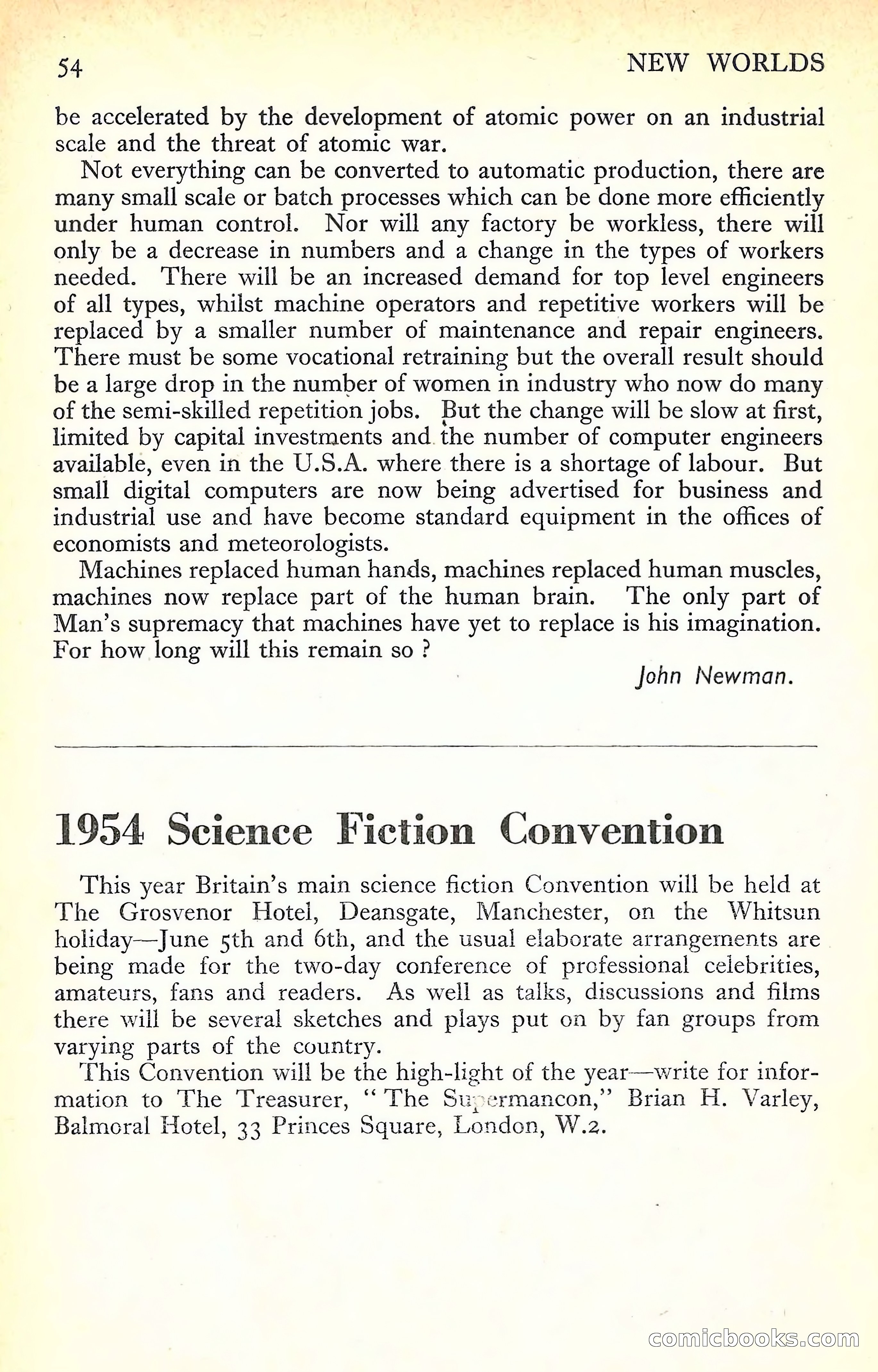 New Worlds Science Fiction No. 23 — page 56 of 132