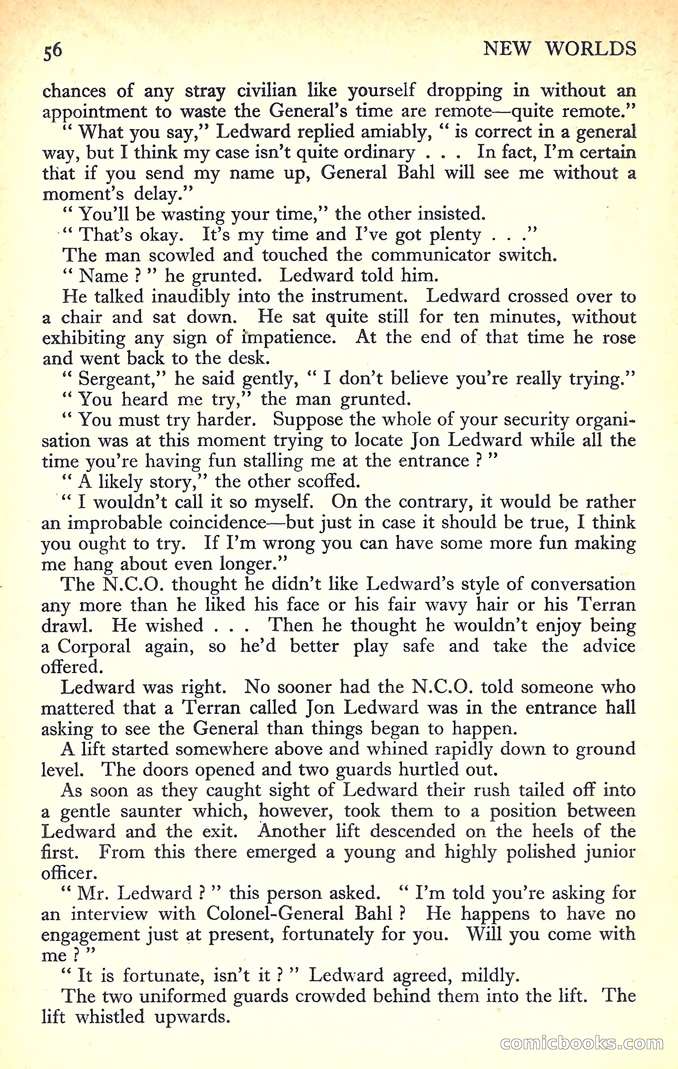 New Worlds Science Fiction No. 23 — page 58 of 132