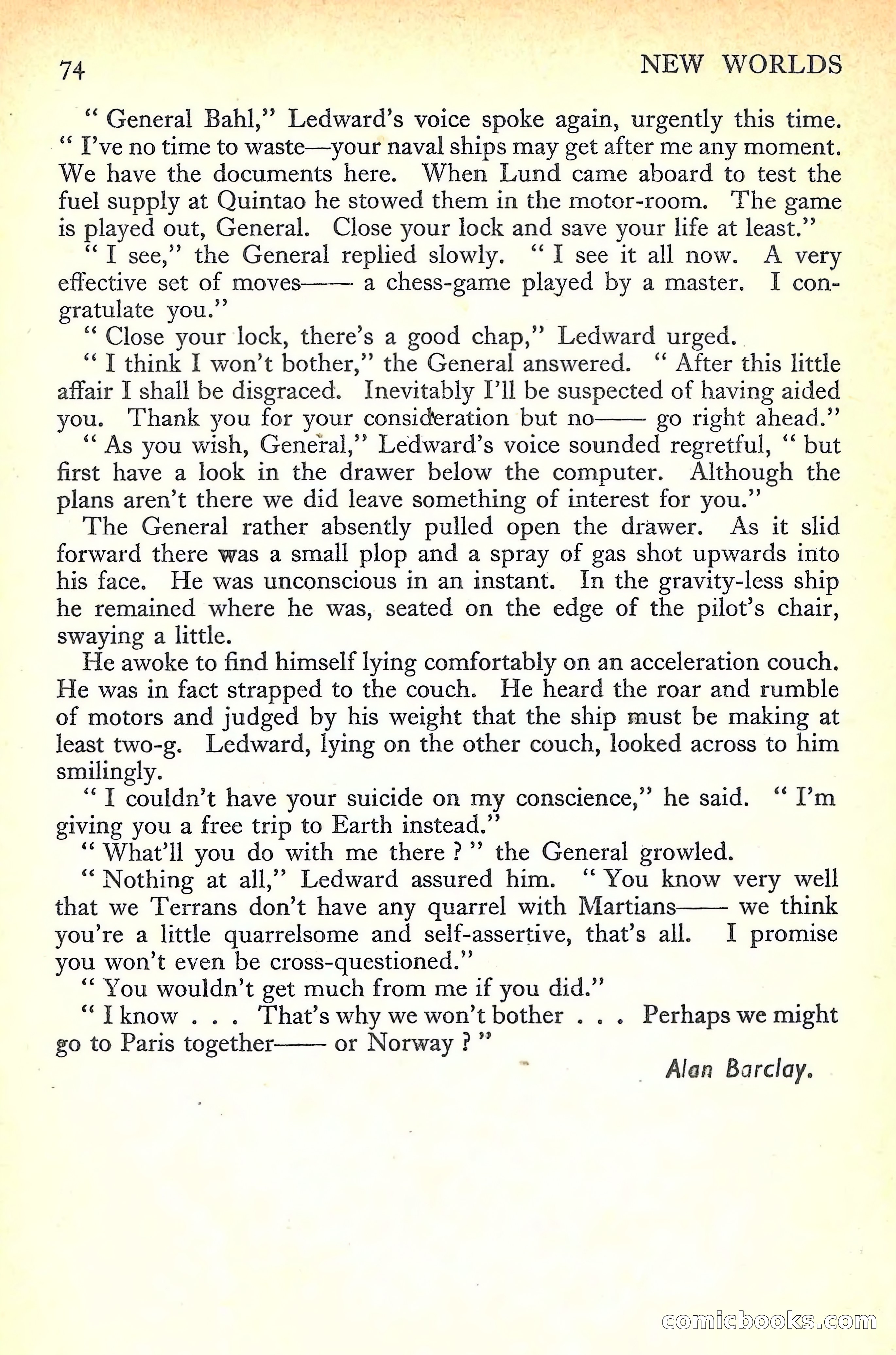 New Worlds Science Fiction No. 23 — page 76 of 132