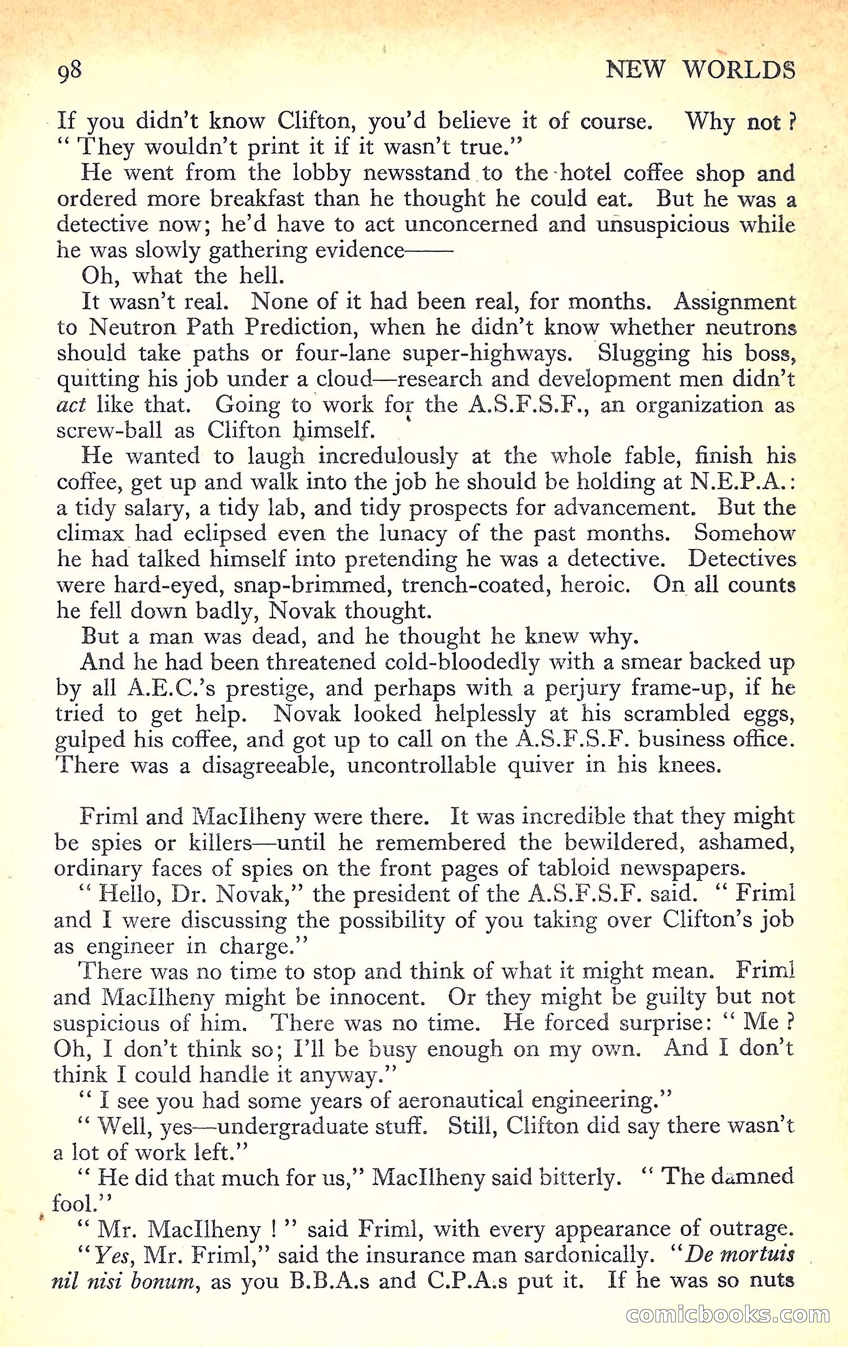 New Worlds Science Fiction No. 23 — page 100 of 132