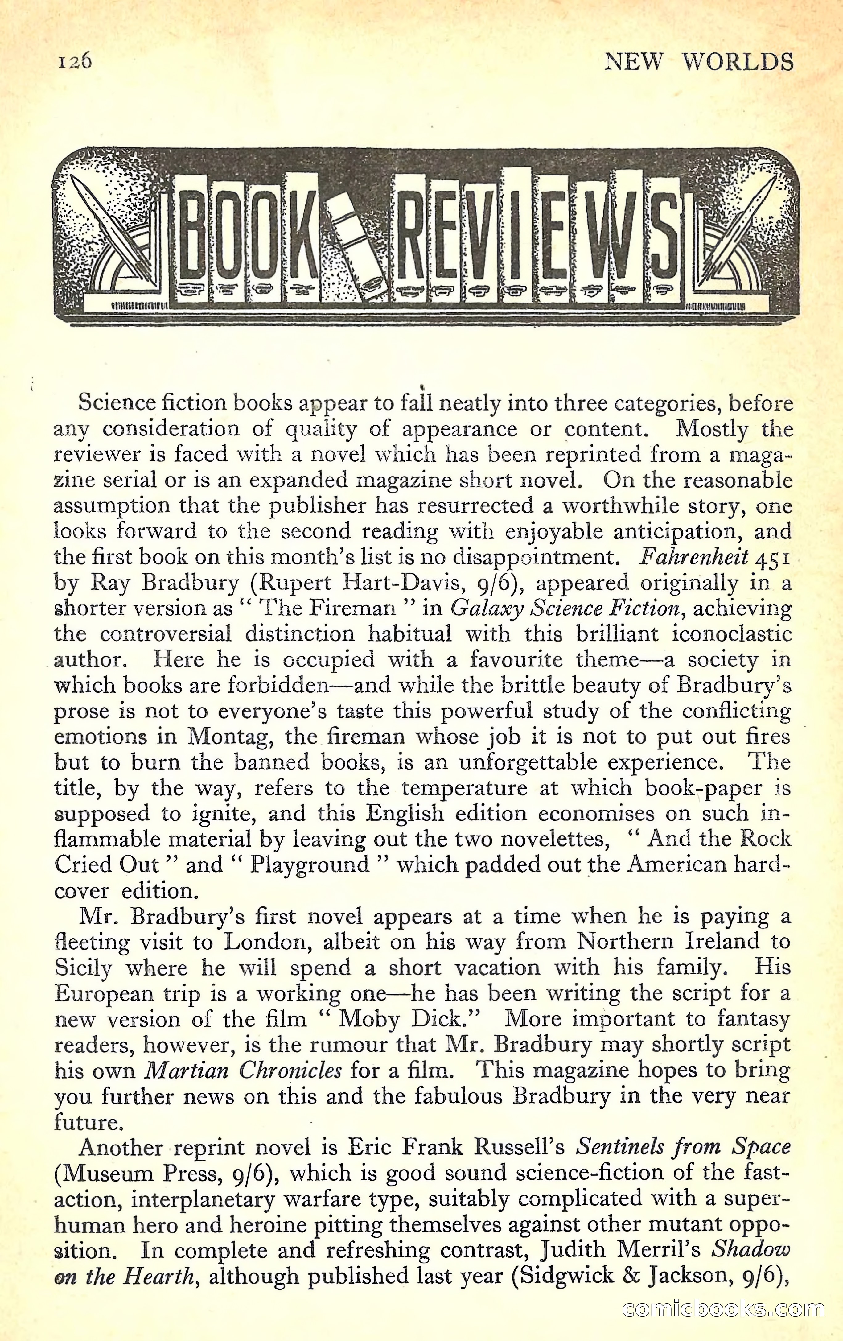 New Worlds Science Fiction No. 23 — page 128 of 132