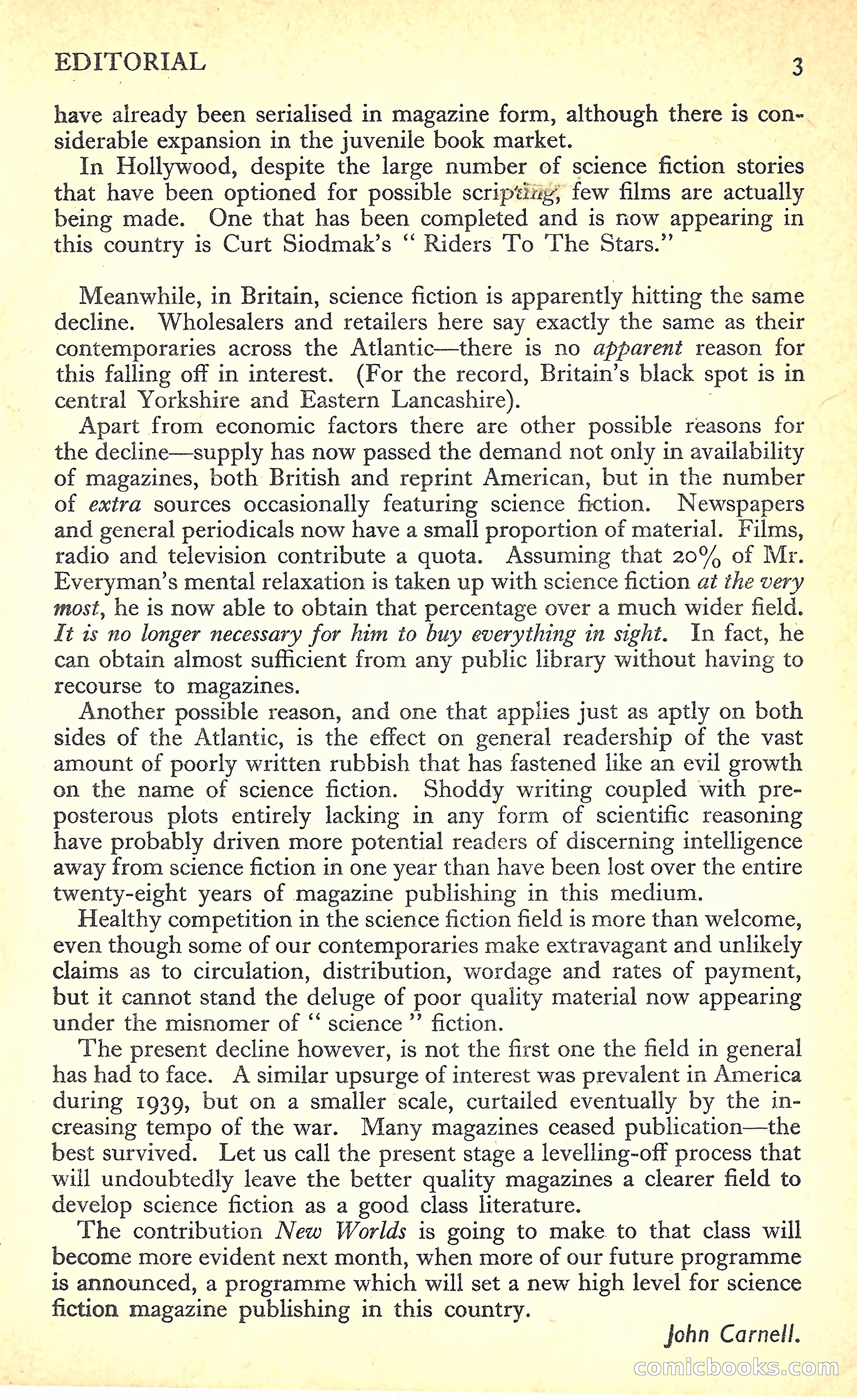New Worlds Science Fiction No. 24 — page 5 of 132