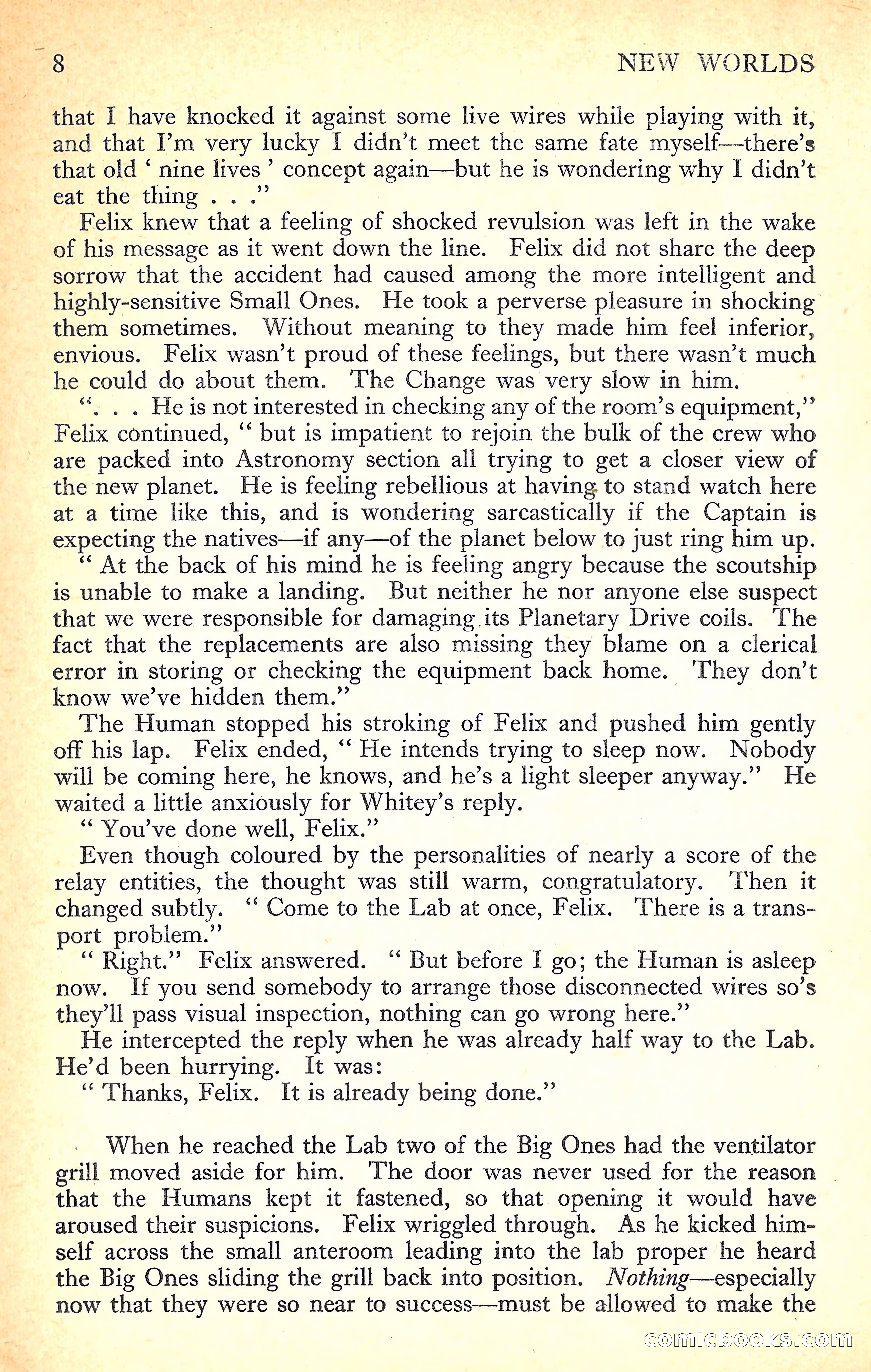New Worlds Science Fiction No. 24 — page 10 of 132