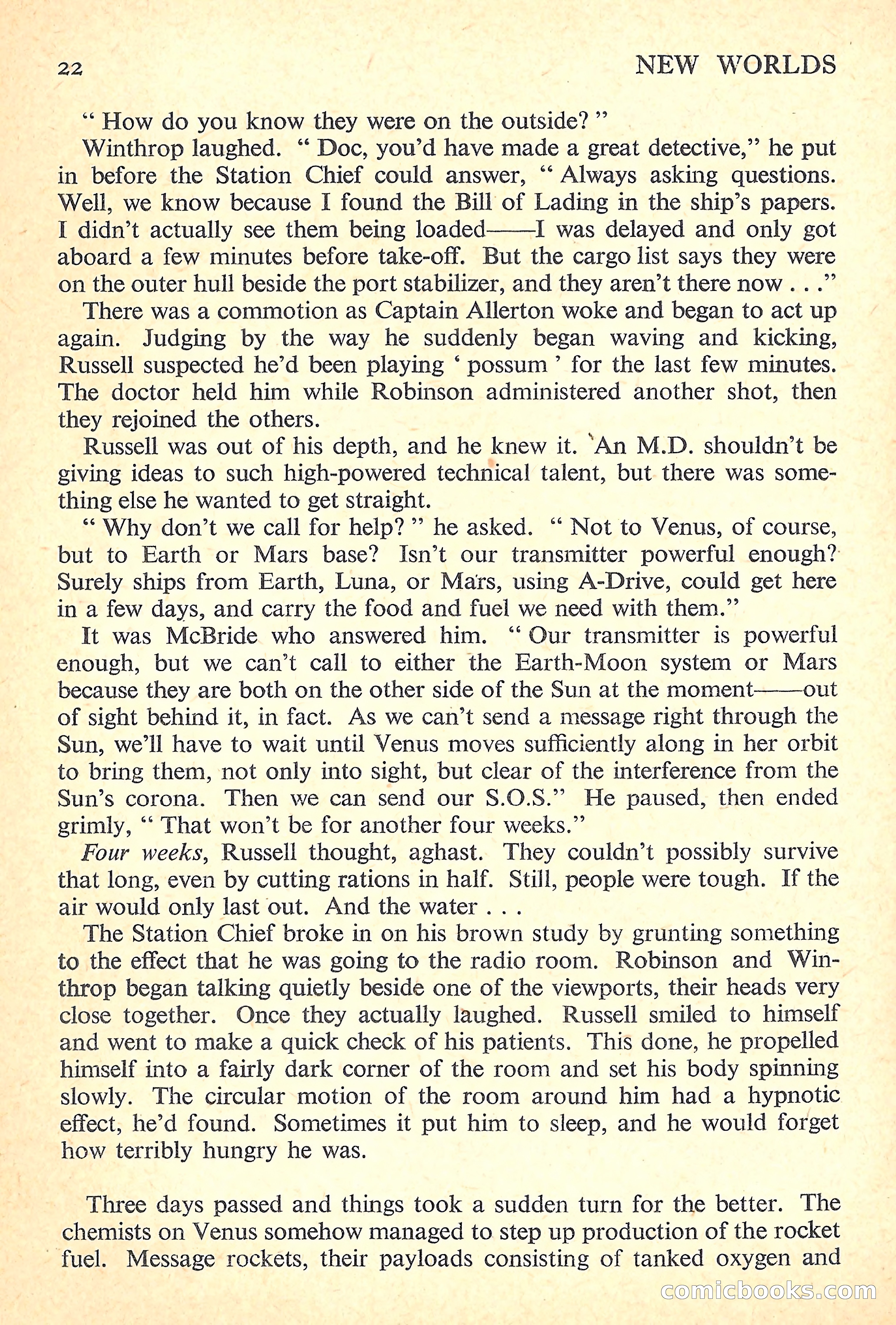 New Worlds Science Fiction No. 25 — page 24 of 132
