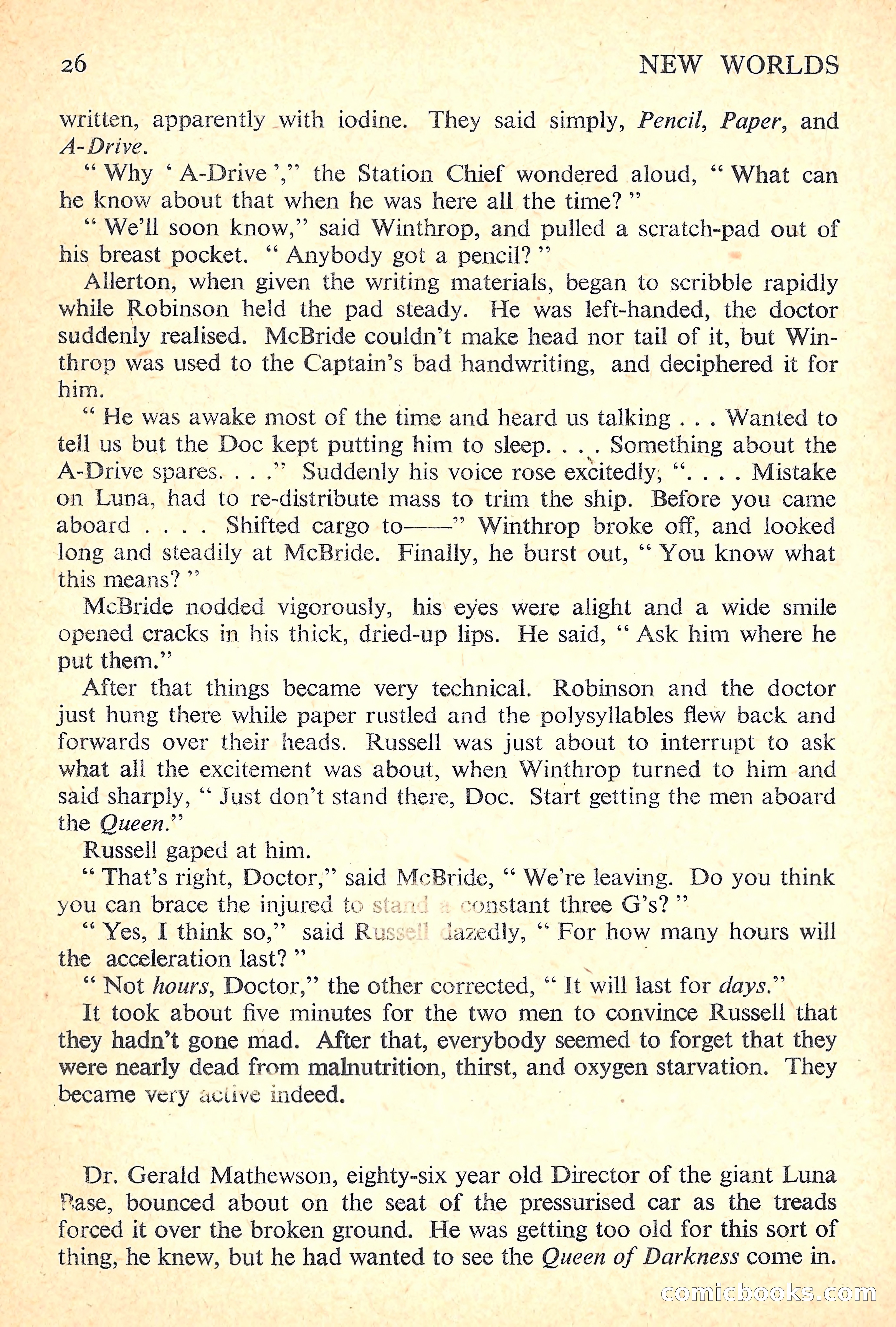 New Worlds Science Fiction No. 25 — page 28 of 132