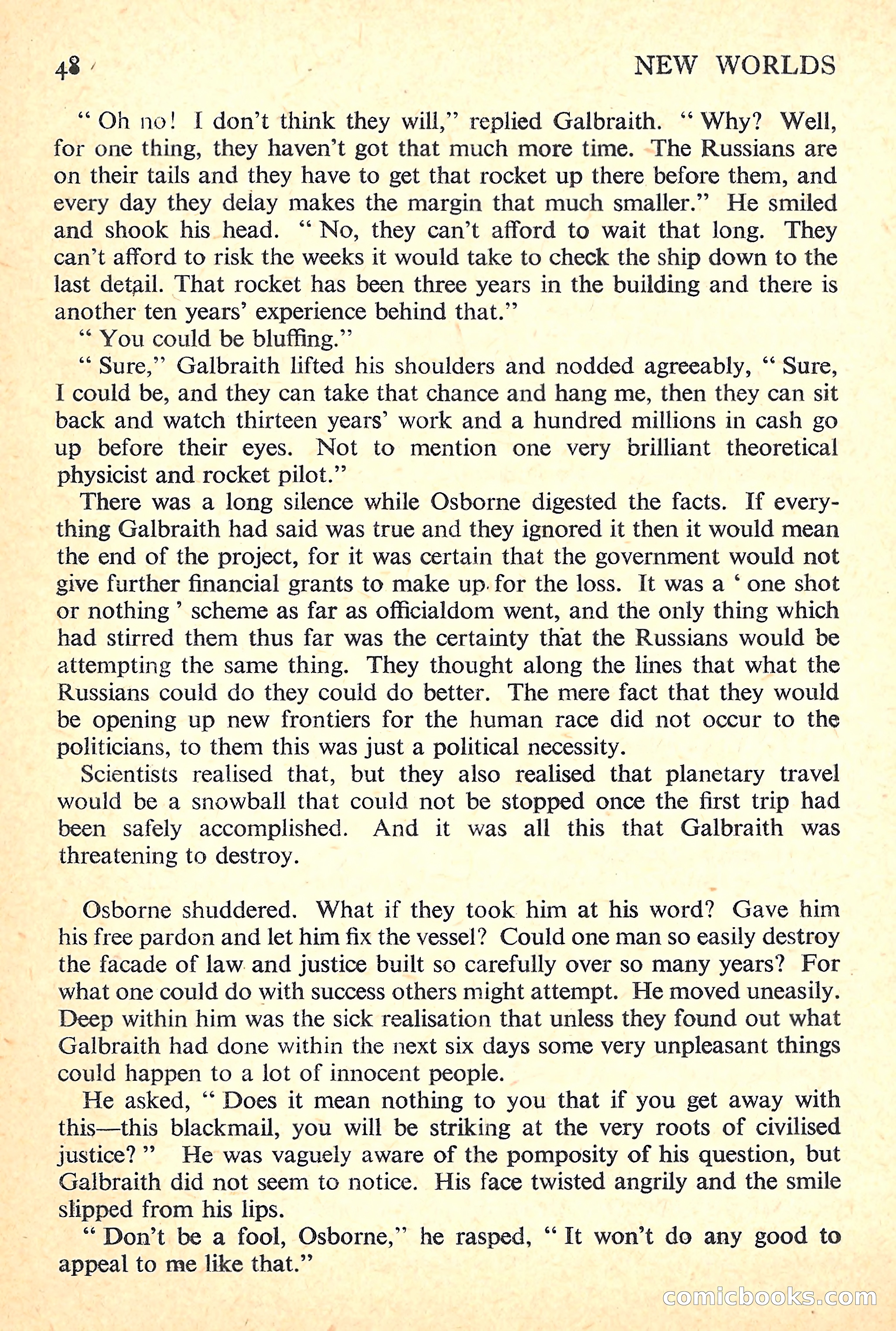 New Worlds Science Fiction No. 25 — page 50 of 132