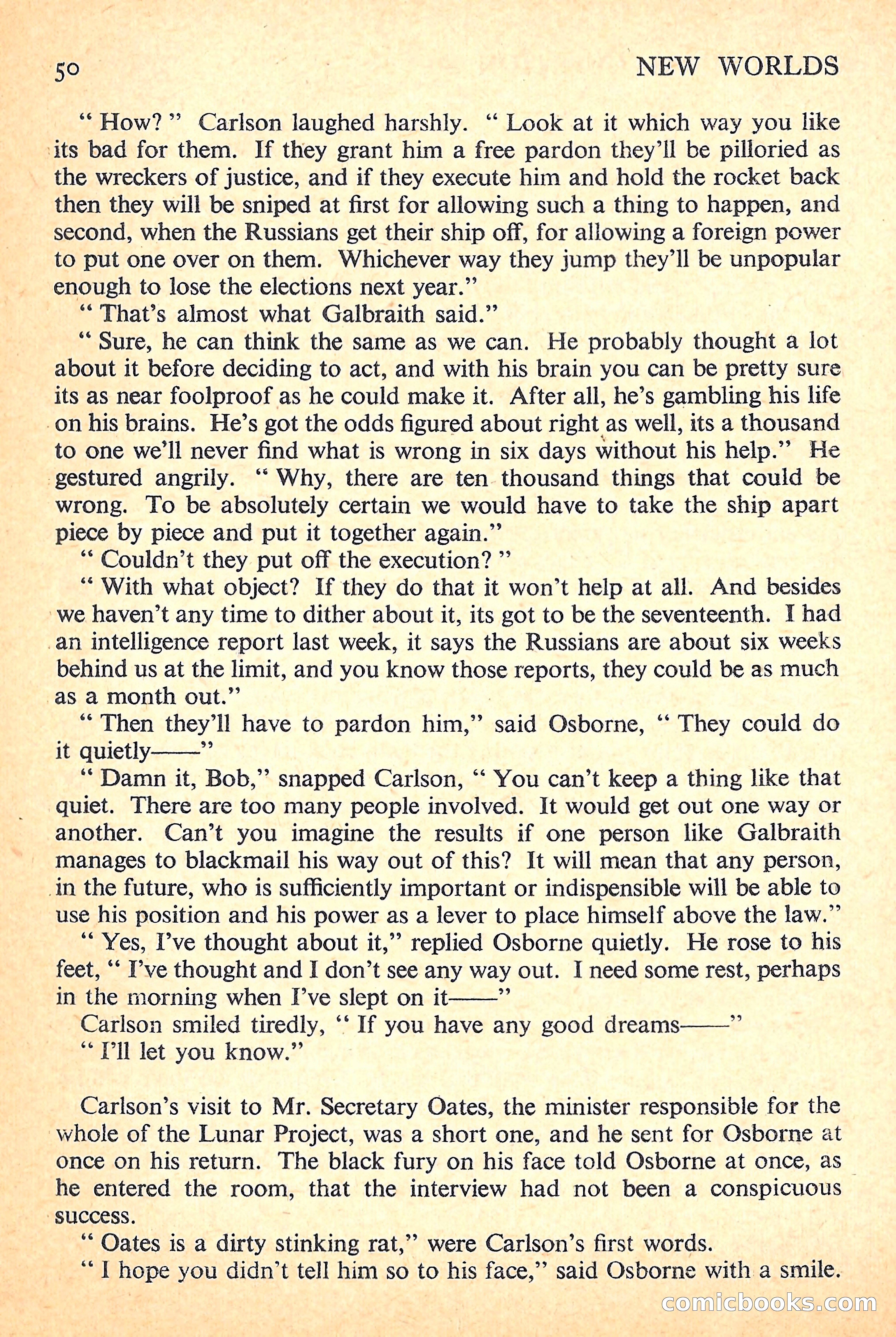 New Worlds Science Fiction No. 25 — page 52 of 132