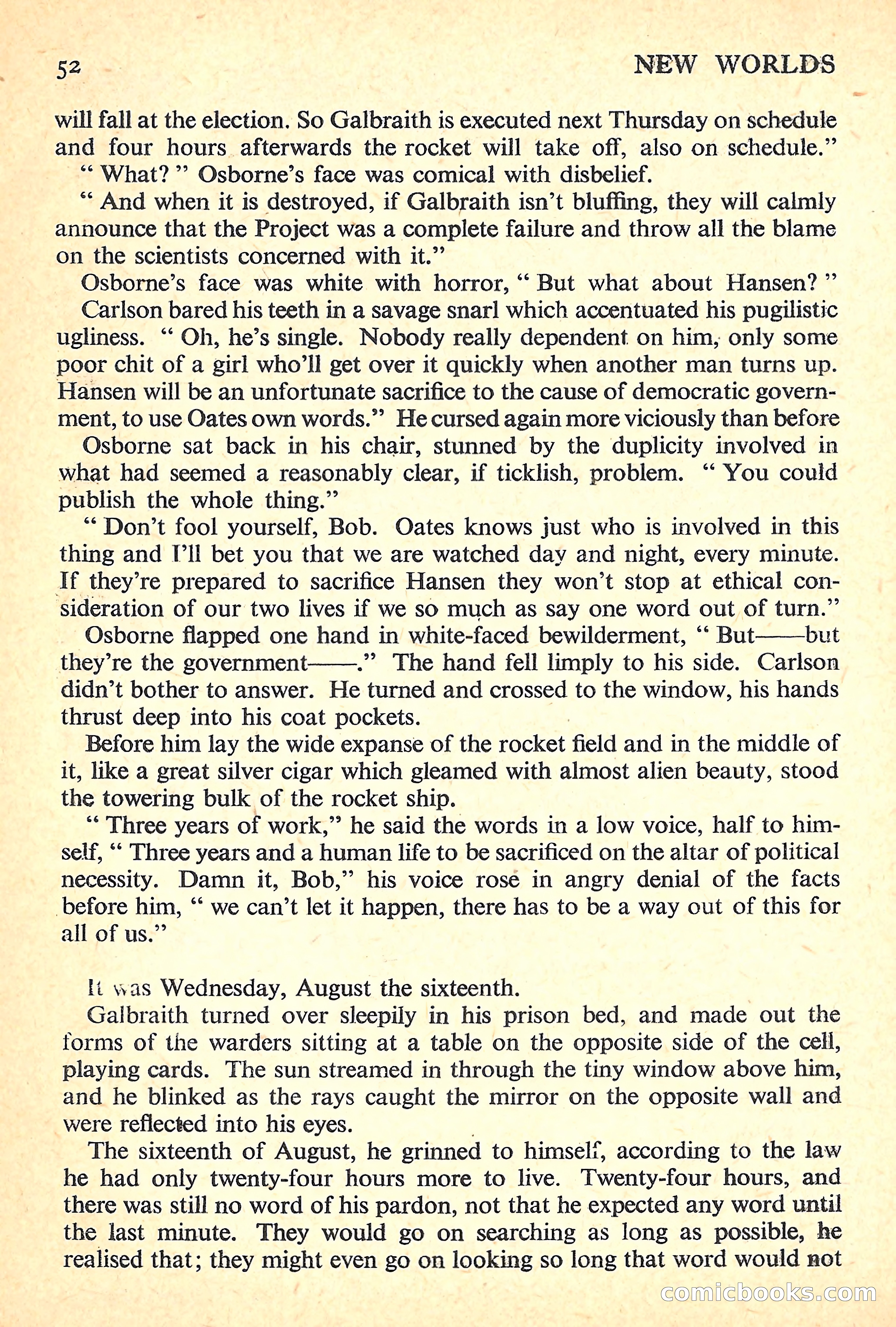 New Worlds Science Fiction No. 25 — page 54 of 132