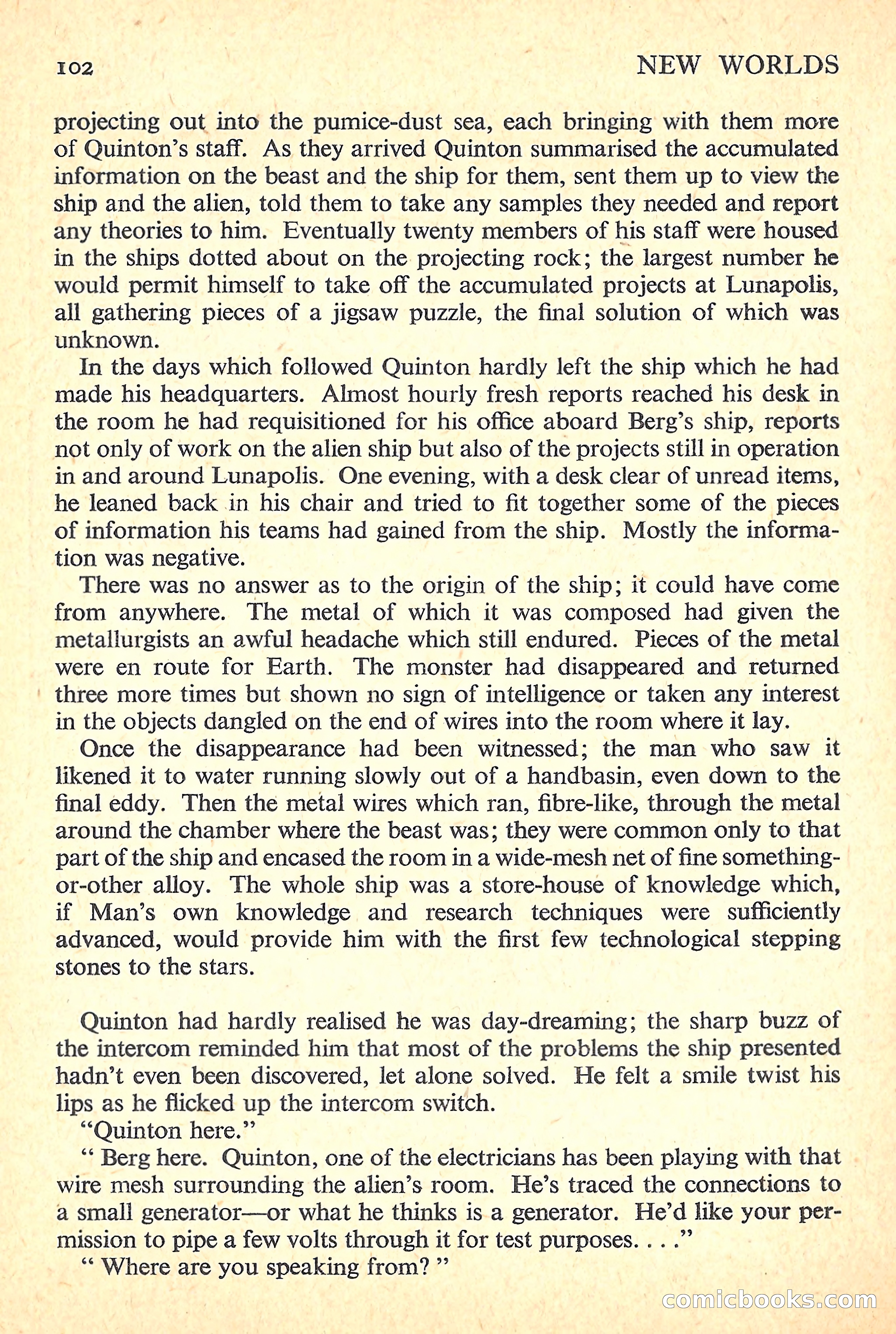 New Worlds Science Fiction No. 25 — page 104 of 132