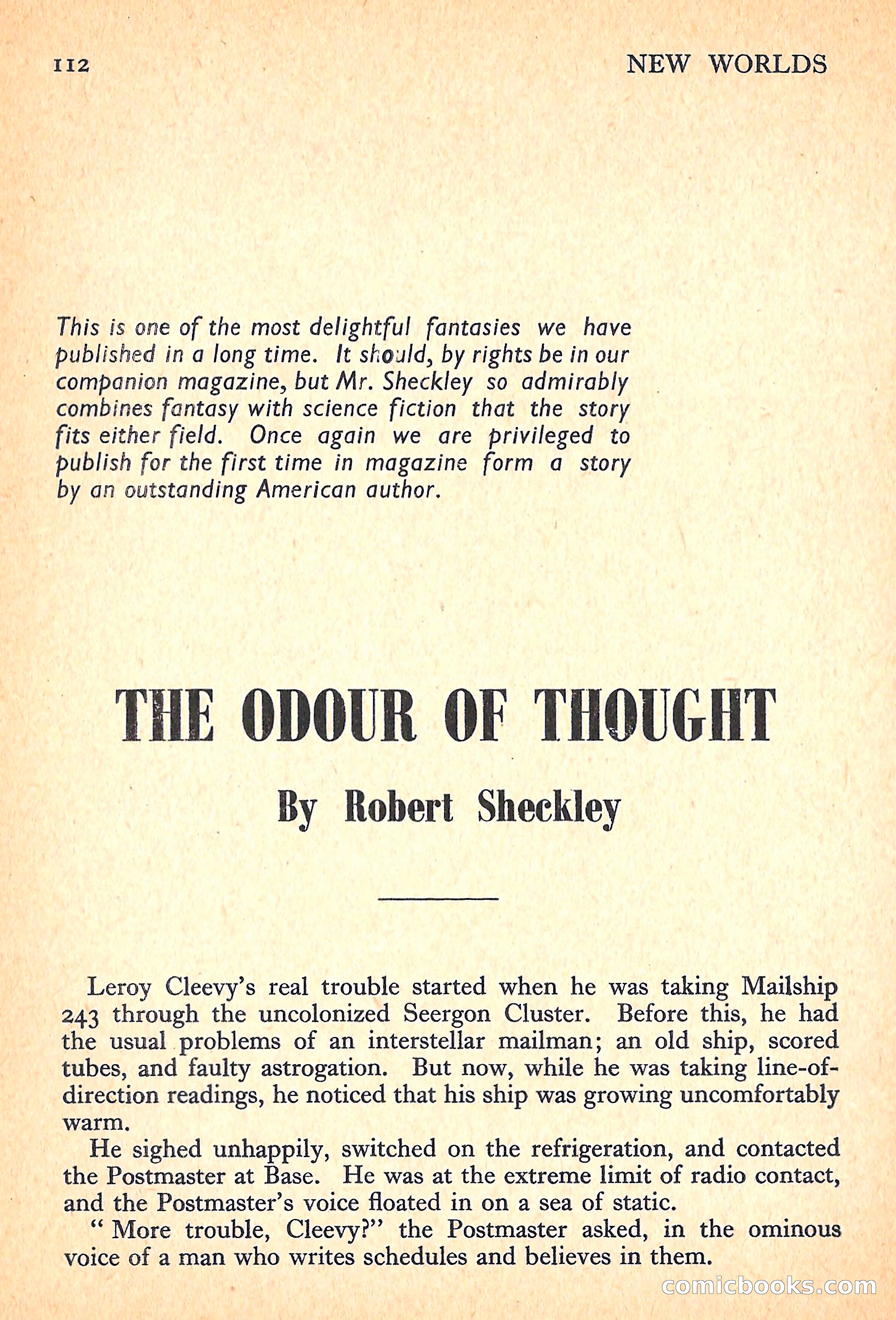 New Worlds Science Fiction No. 25 — page 114 of 132