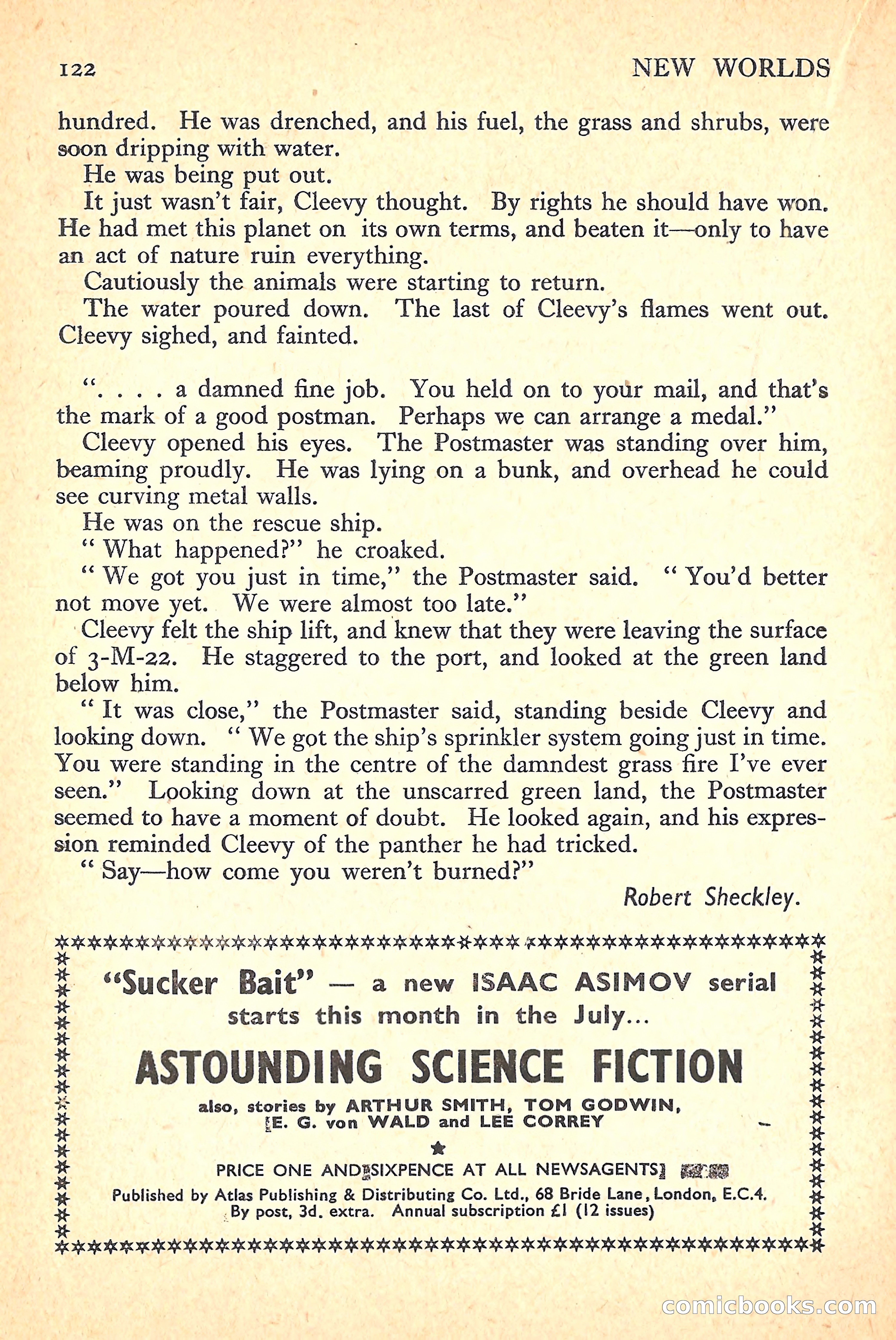 New Worlds Science Fiction No. 25 — page 124 of 132