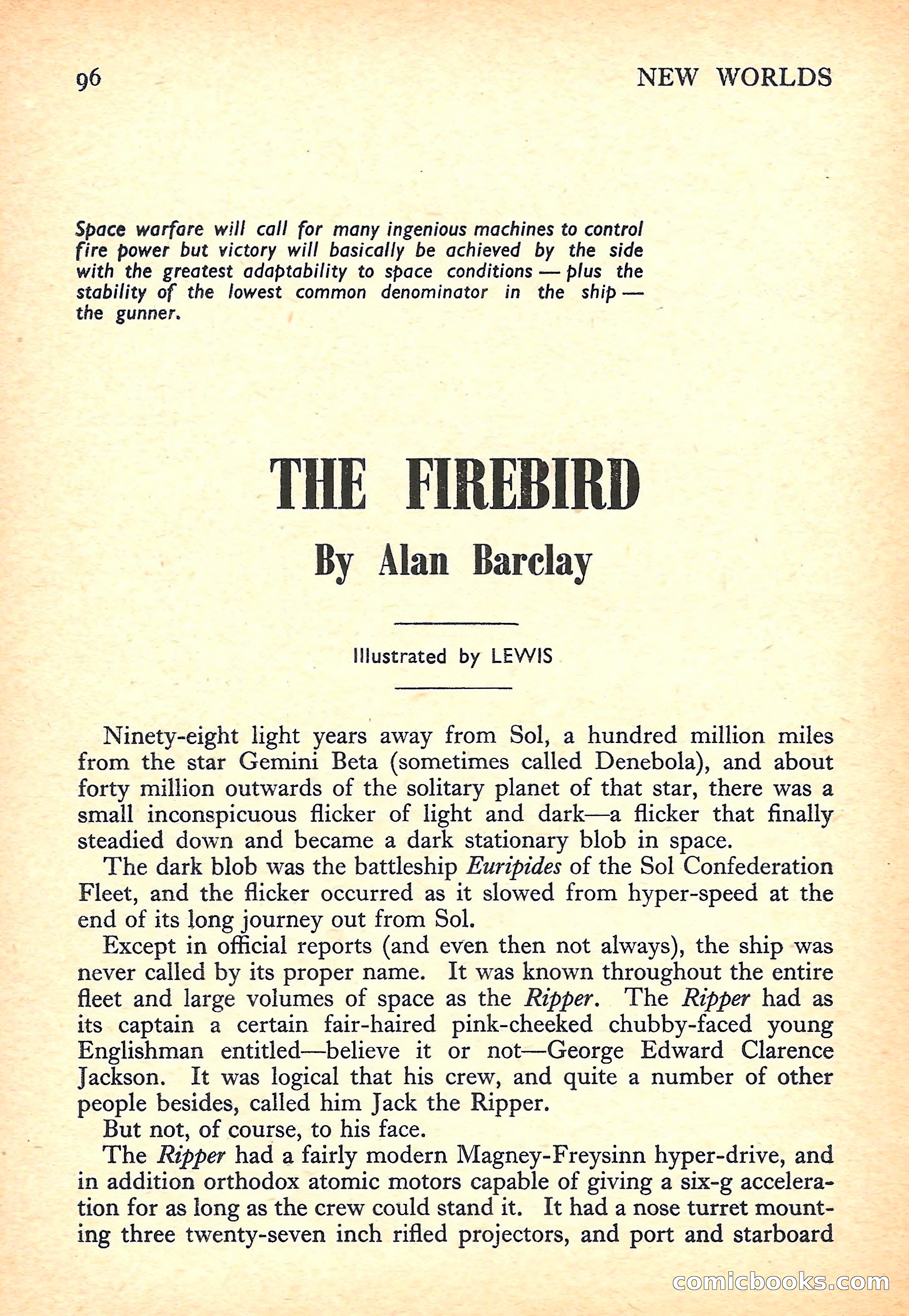 New Worlds Science Fiction No. 26 — page 98 of 132