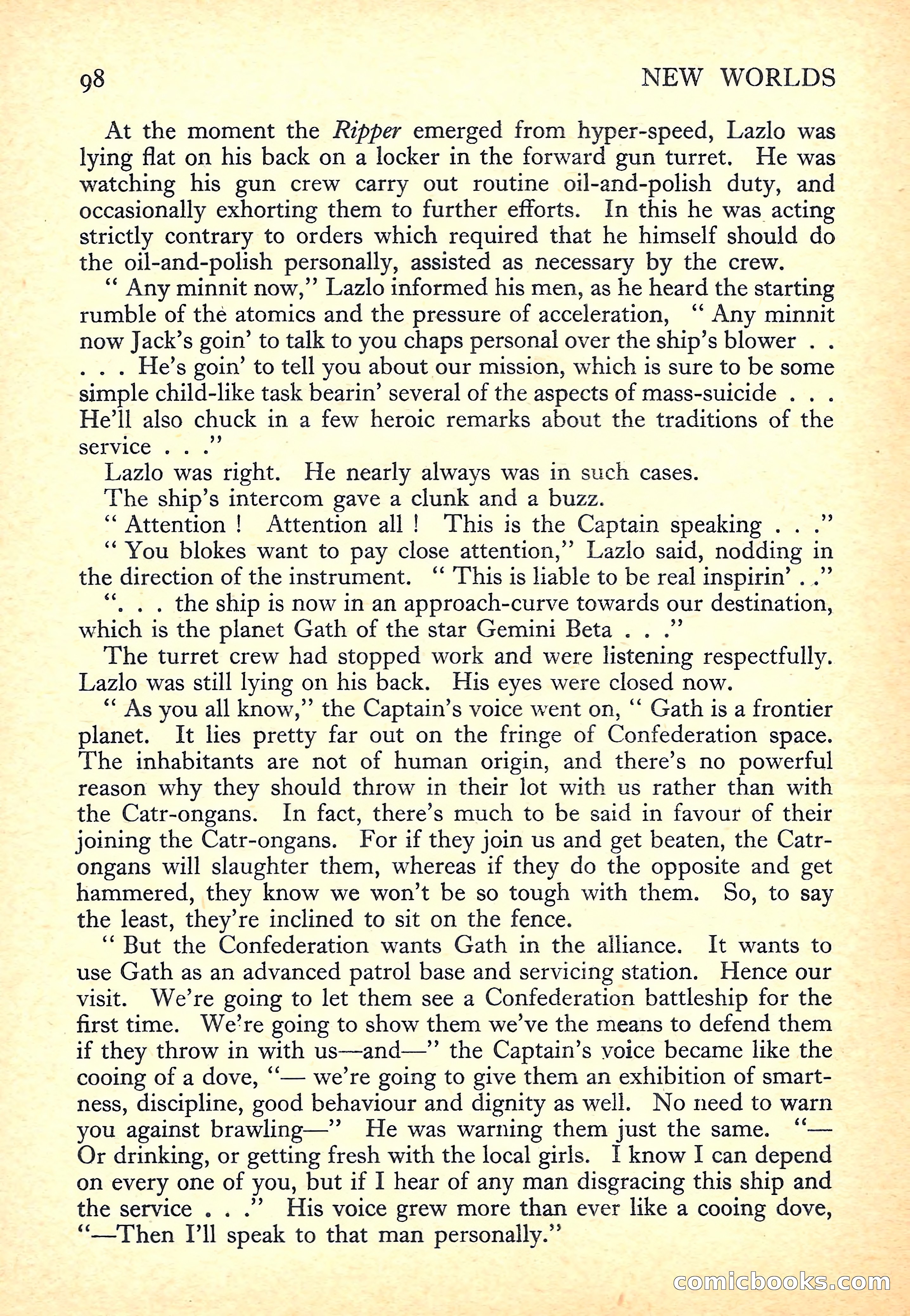 New Worlds Science Fiction No. 26 — page 100 of 132