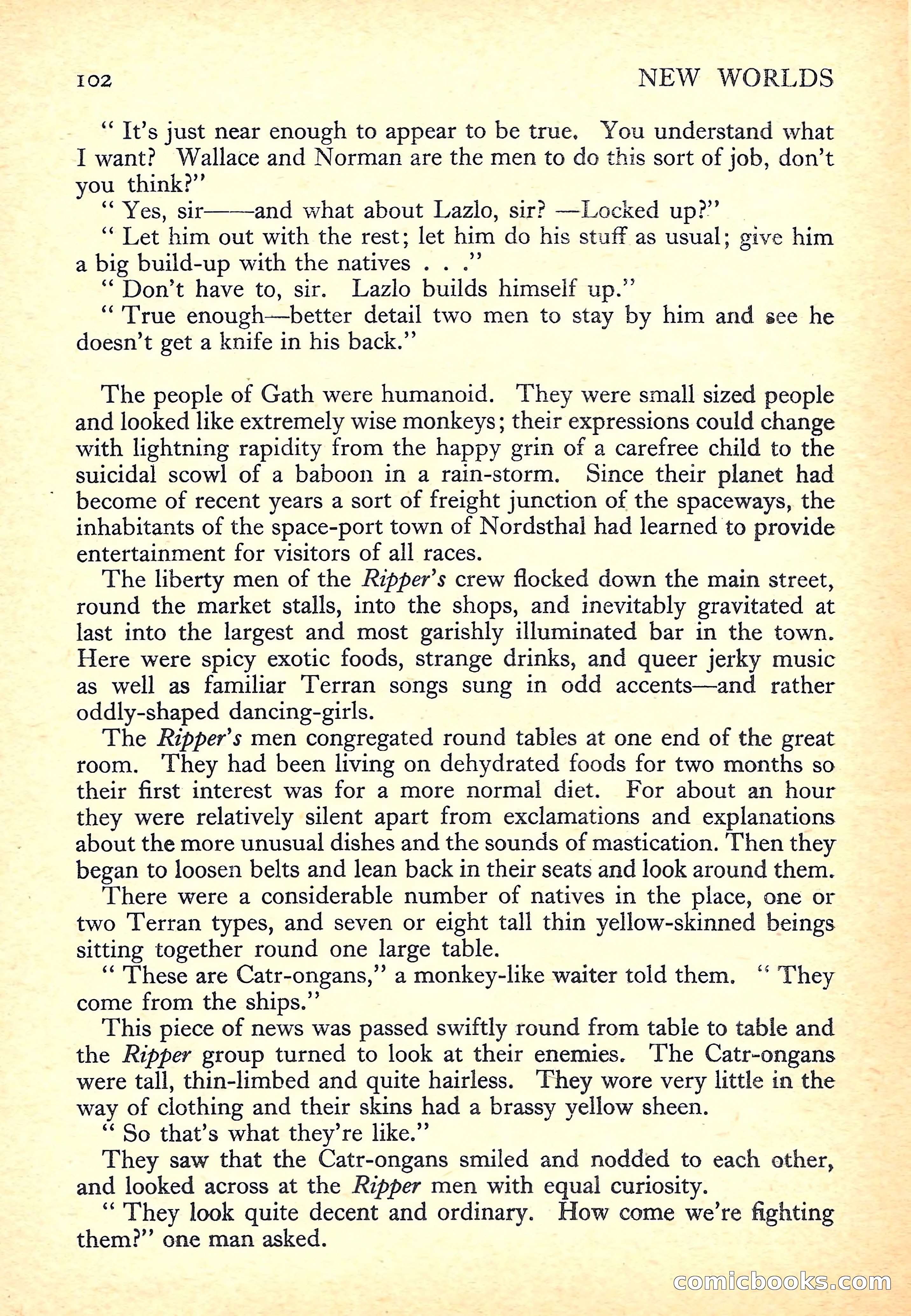 New Worlds Science Fiction No. 26 — page 104 of 132