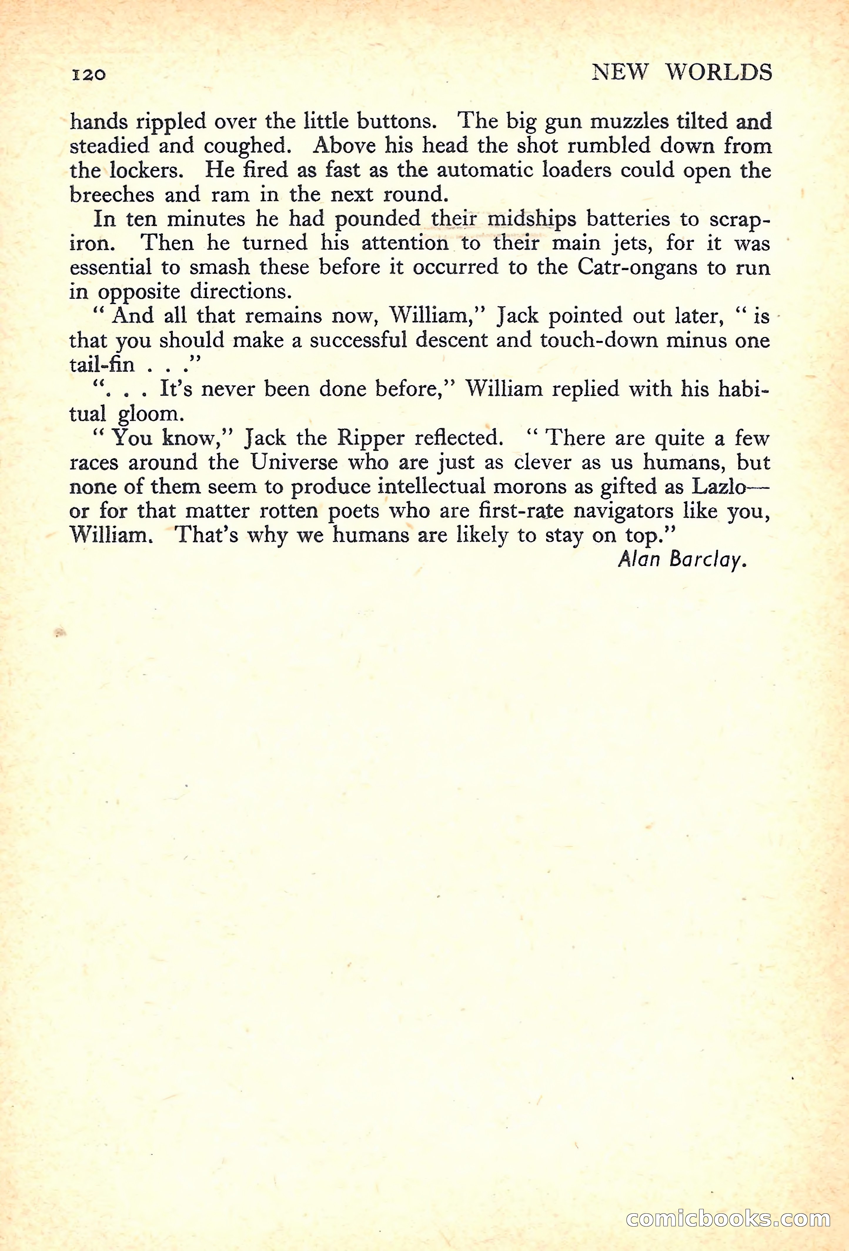 New Worlds Science Fiction No. 26 — page 122 of 132