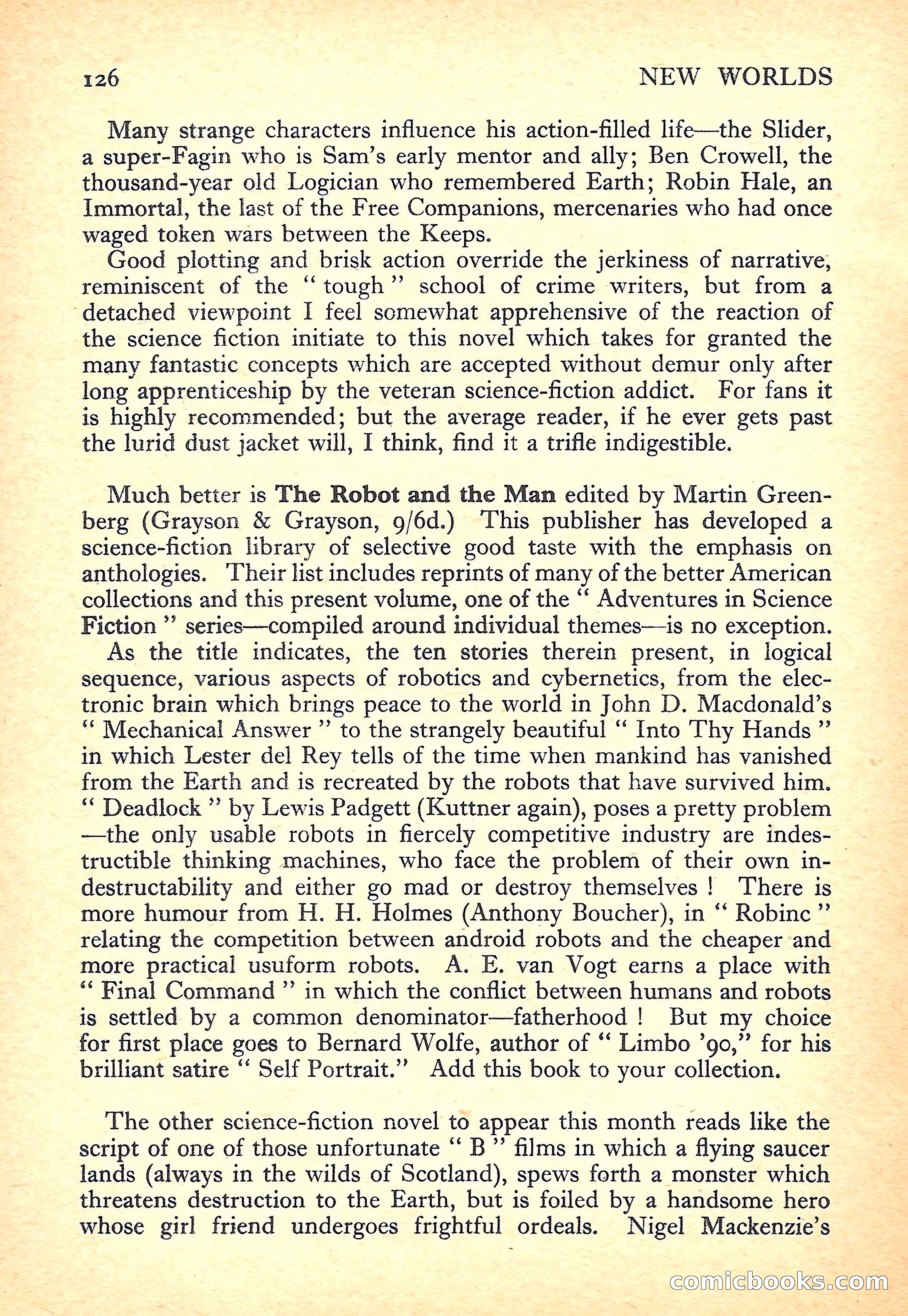 New Worlds Science Fiction No. 26 — page 128 of 132
