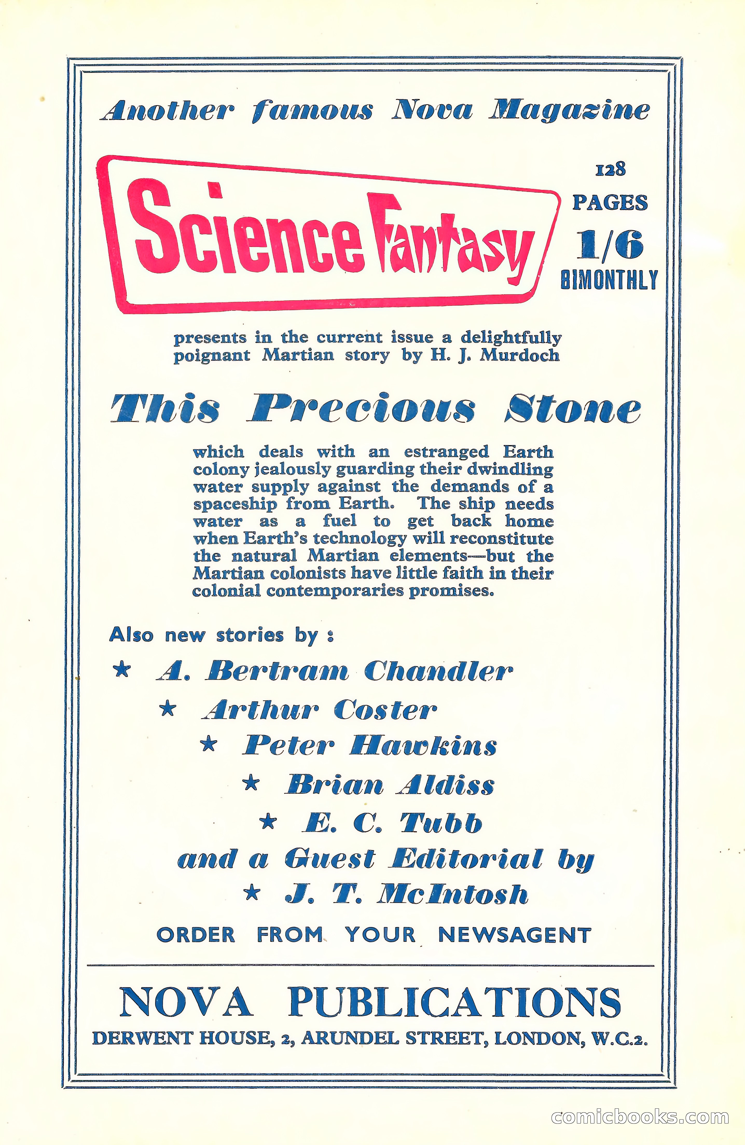 New Worlds Science Fiction No. 26 — page 132 of 132