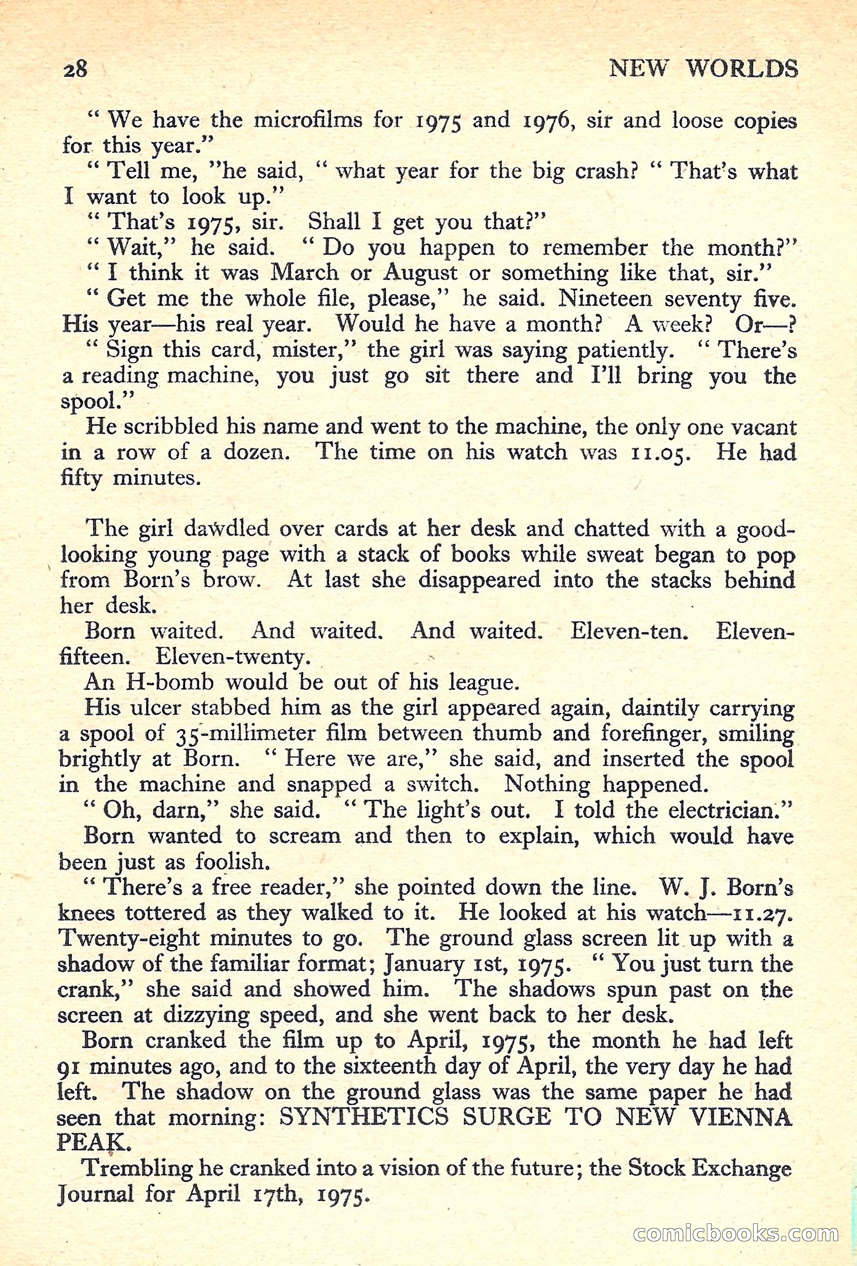 New Worlds Science Fiction No. 28 — page 30 of 132