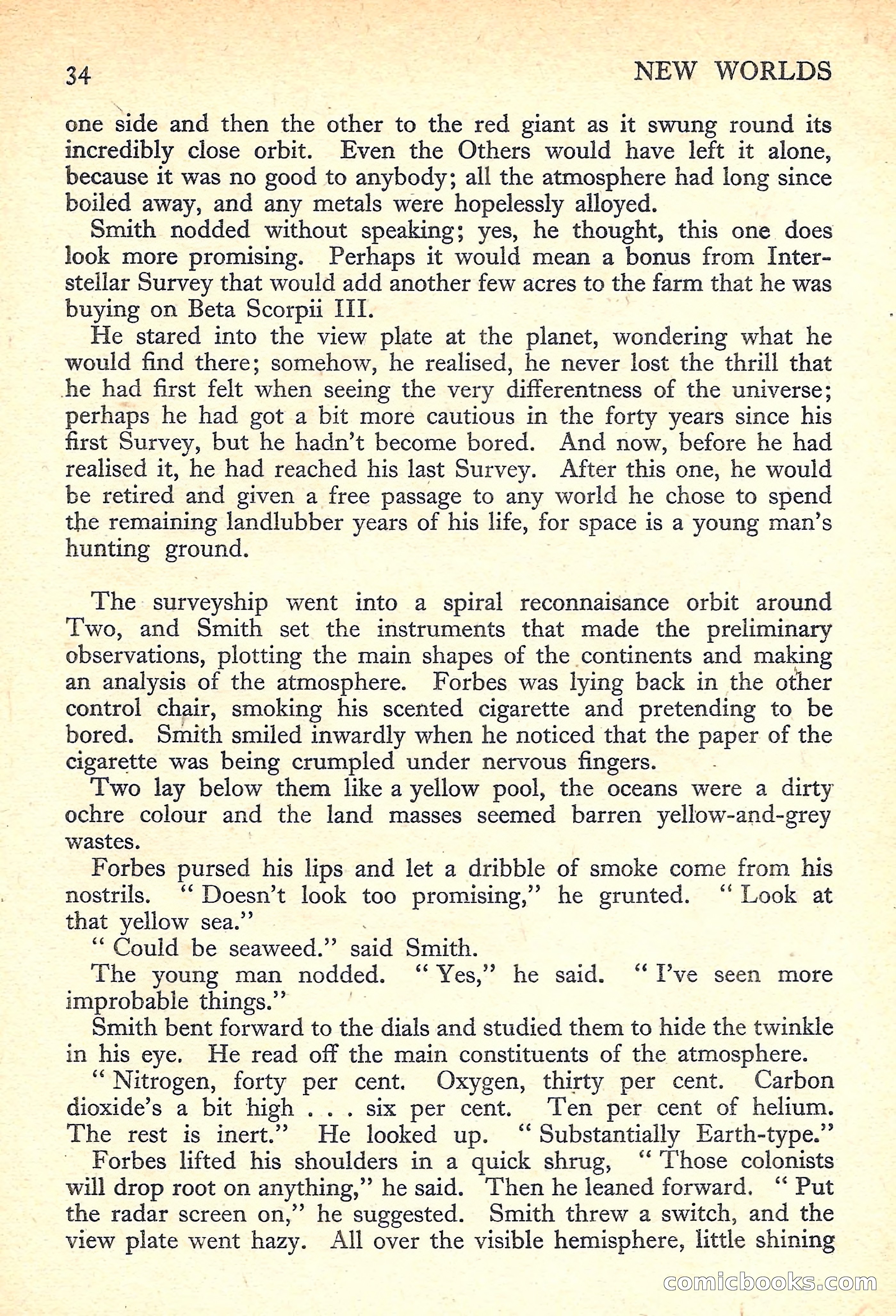 New Worlds Science Fiction No. 28 — page 36 of 132