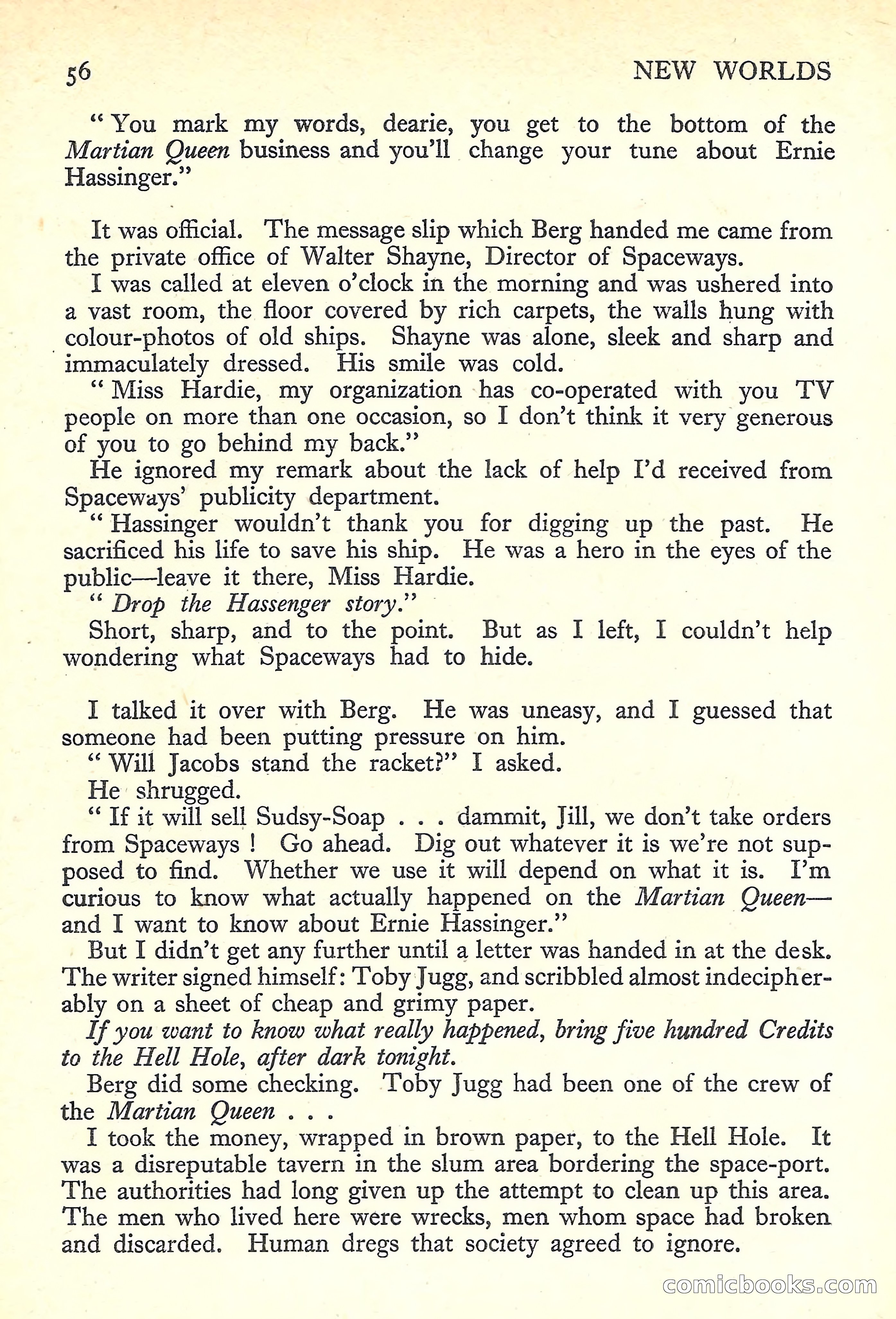 New Worlds Science Fiction No. 28 — page 58 of 132