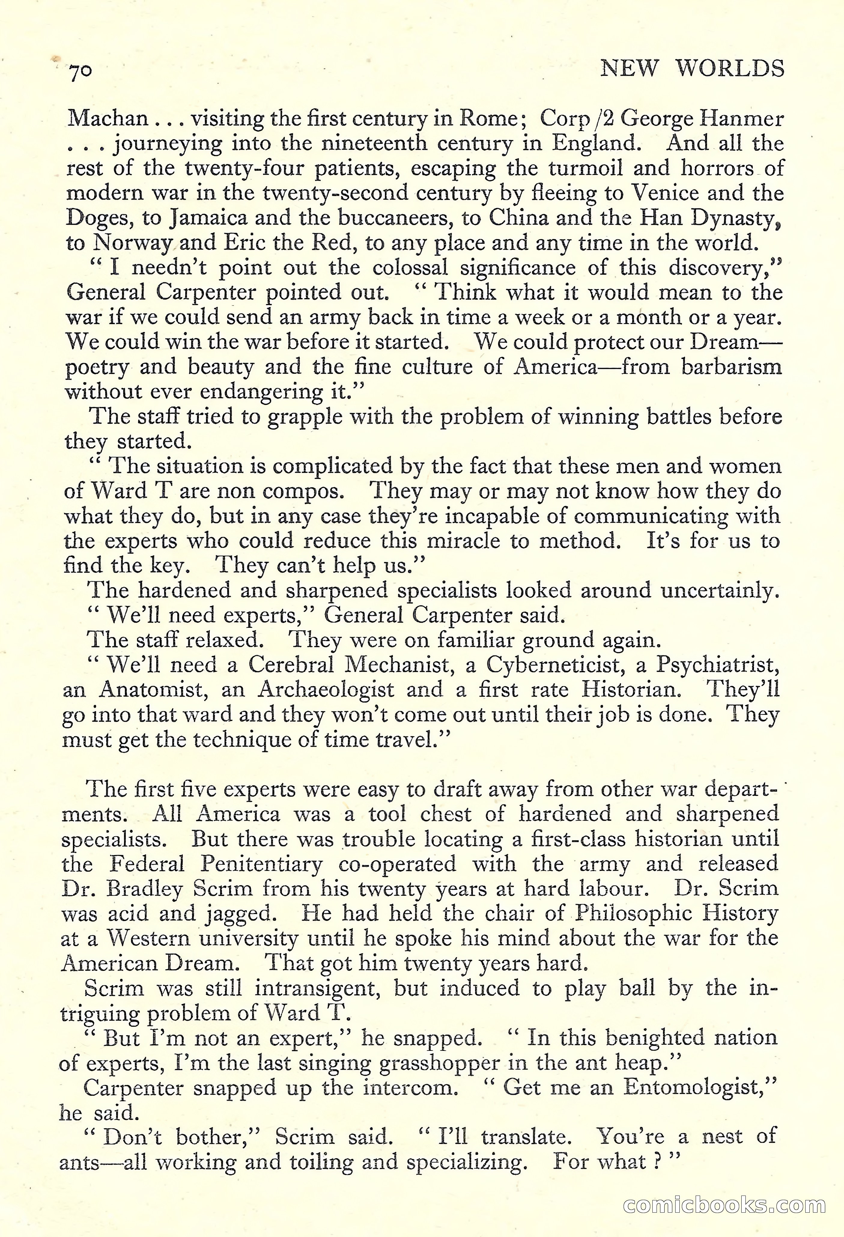 New Worlds Science Fiction No. 29 — page 72 of 132
