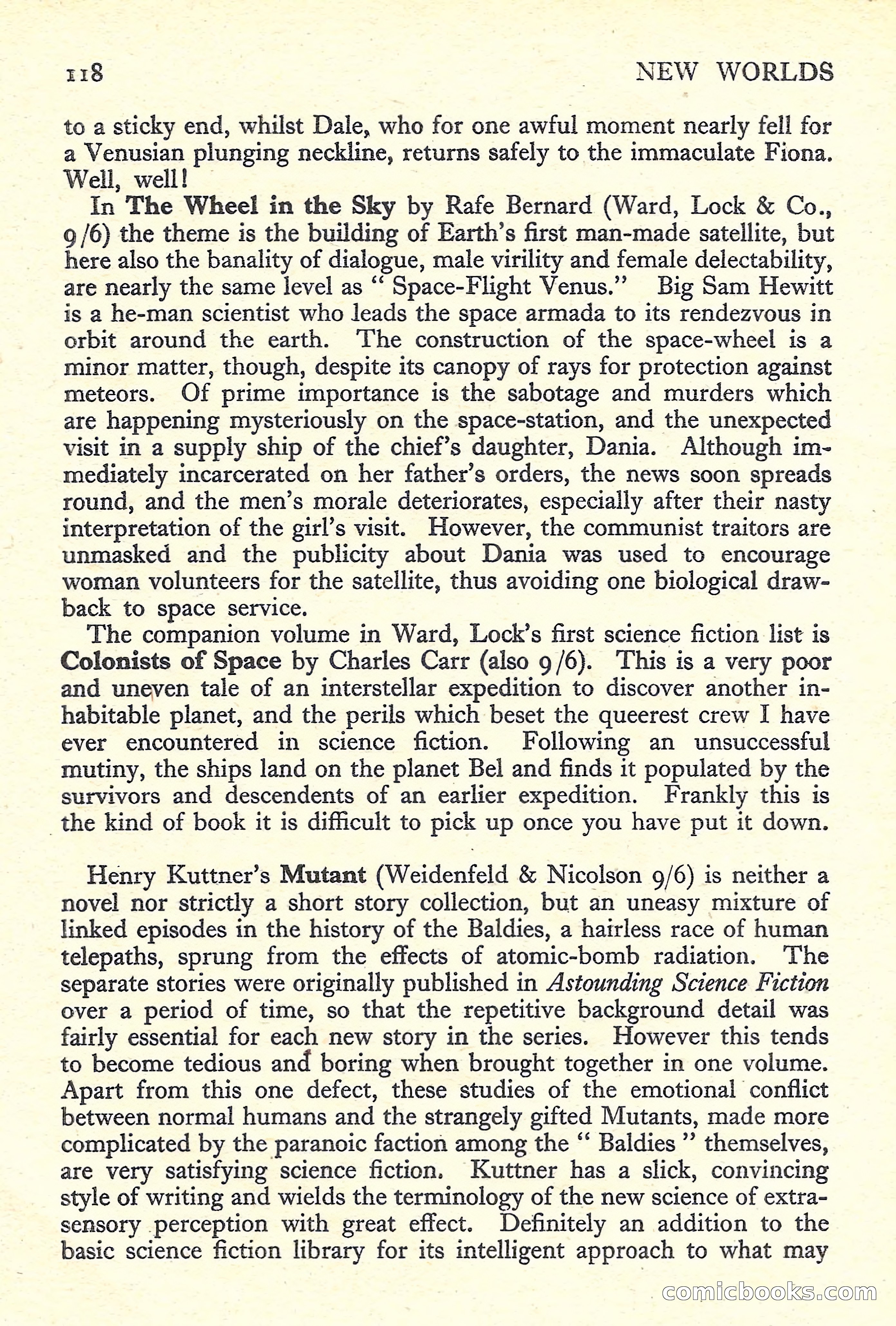 New Worlds Science Fiction No. 29 — page 120 of 132