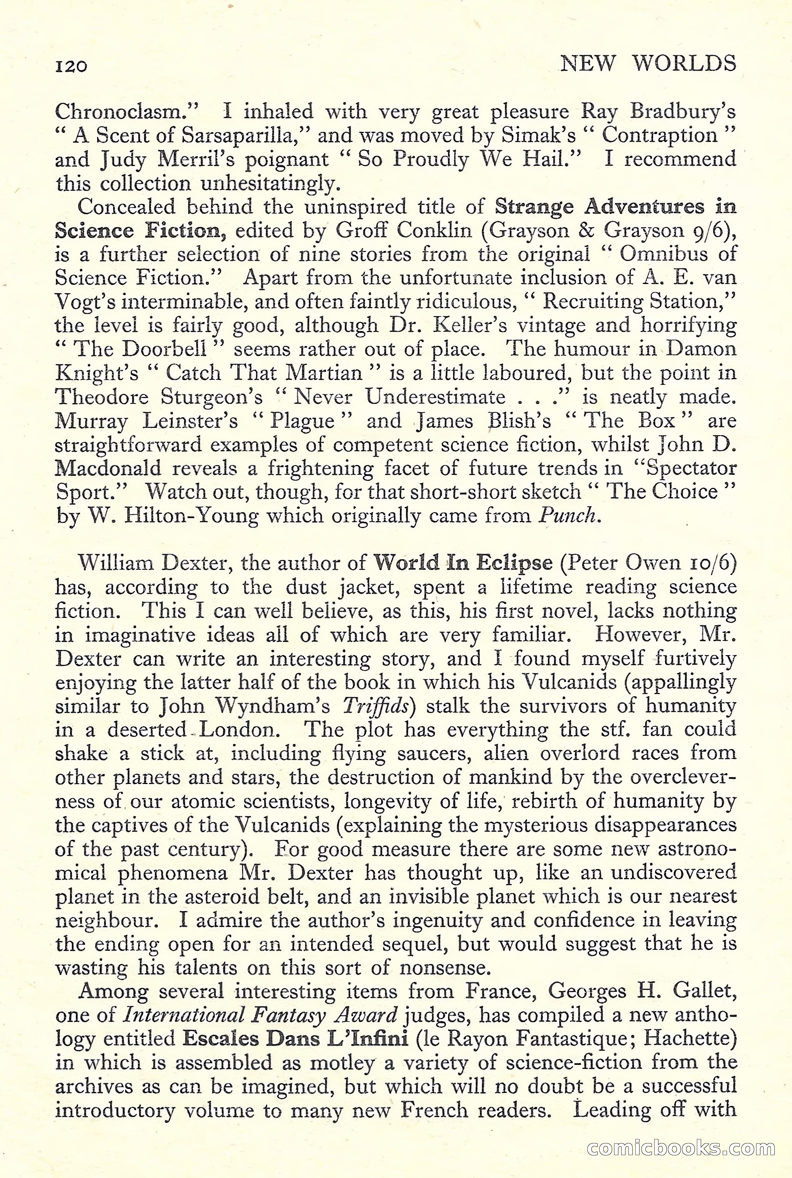 New Worlds Science Fiction No. 29 — page 122 of 132