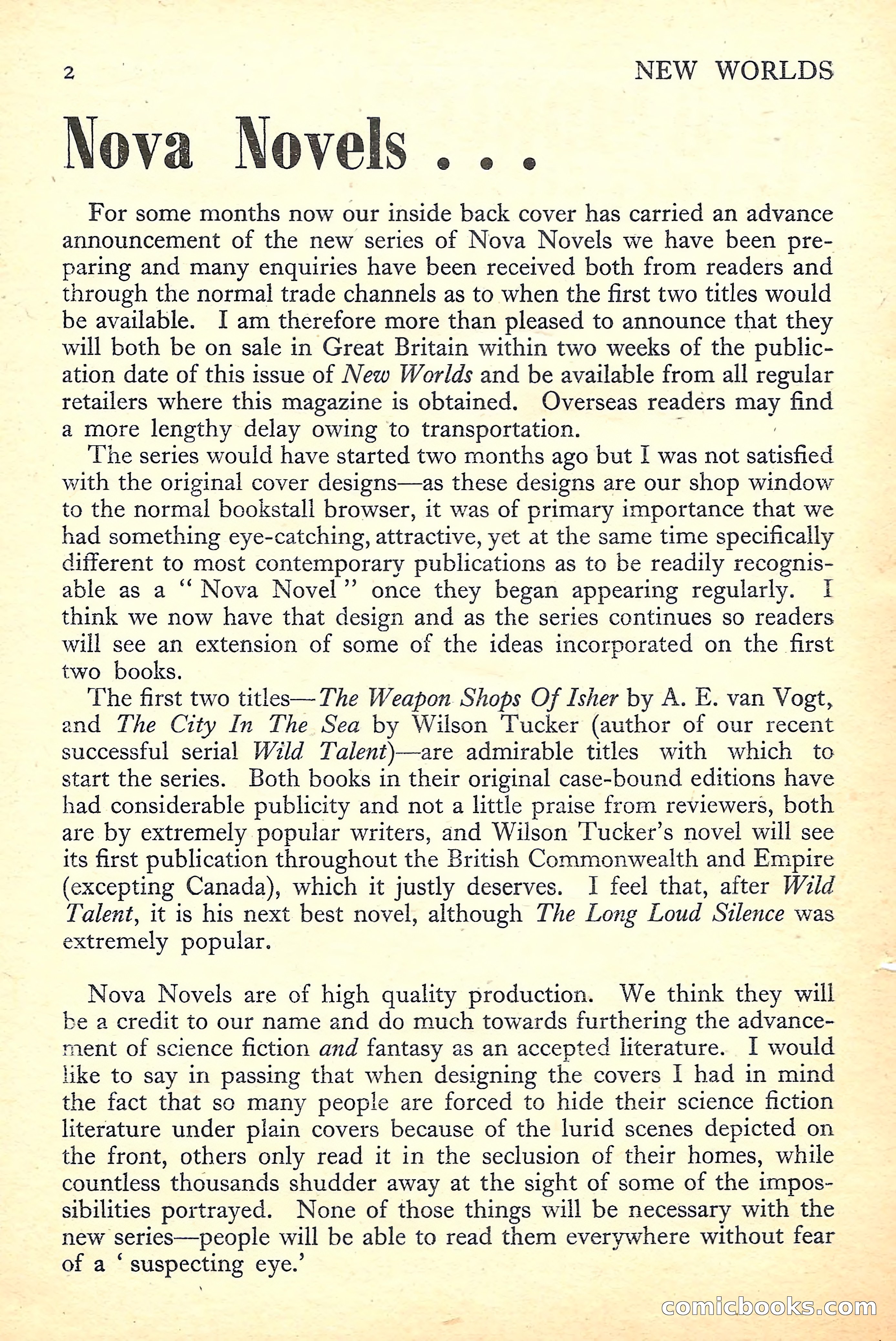 New Worlds Science Fiction No. 30 — page 4 of 132