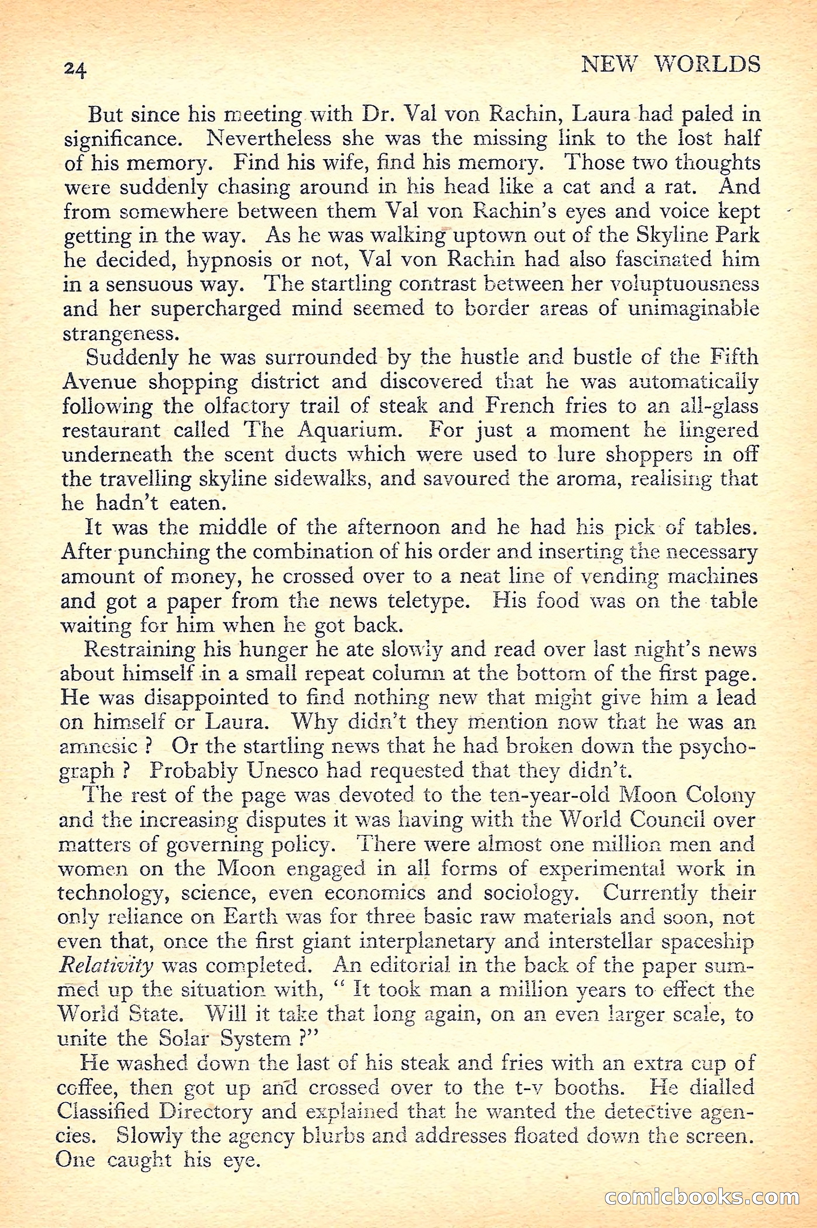 New Worlds Science Fiction No. 30 — page 26 of 132