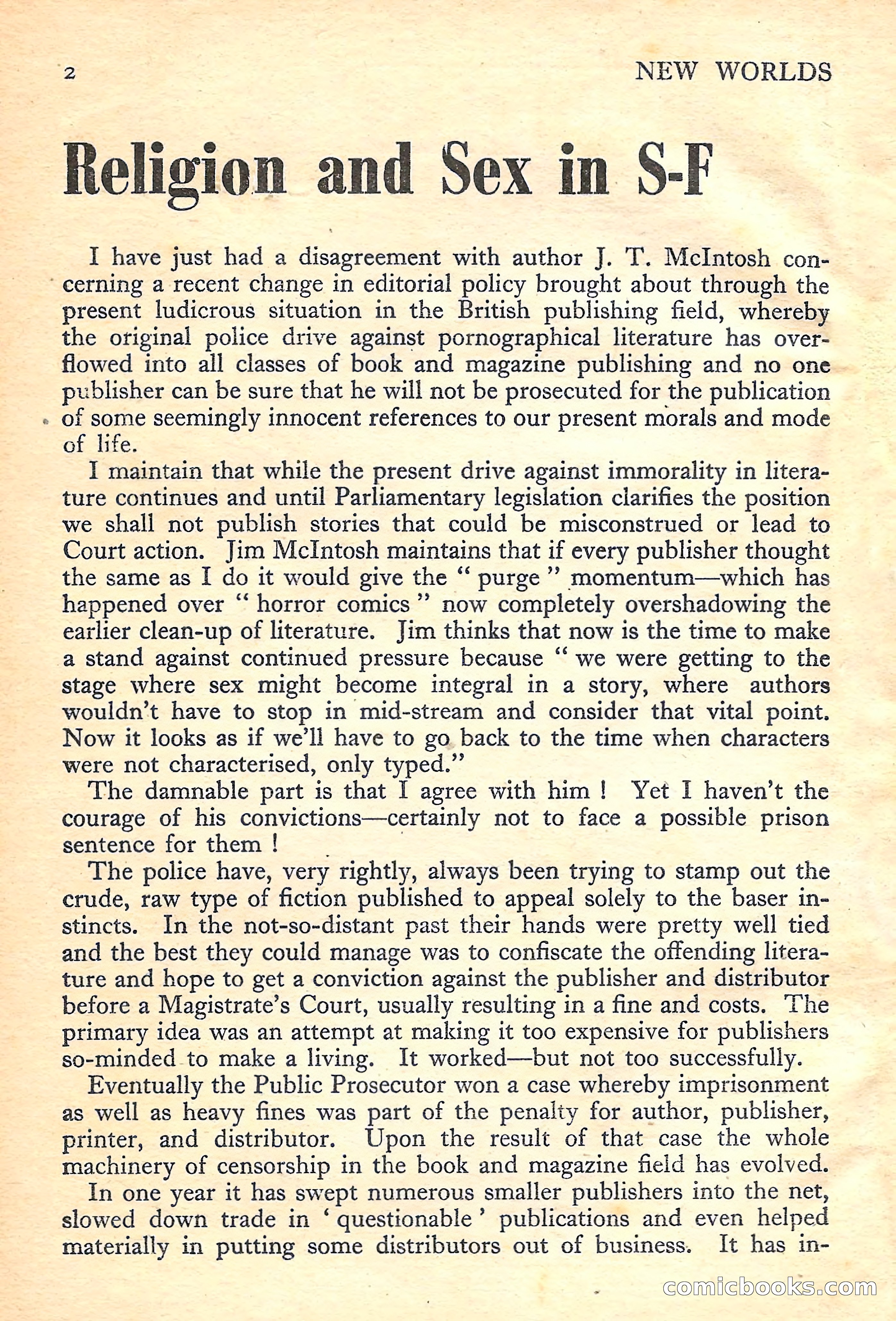 New Worlds Science Fiction No. 31 — page 4 of 132