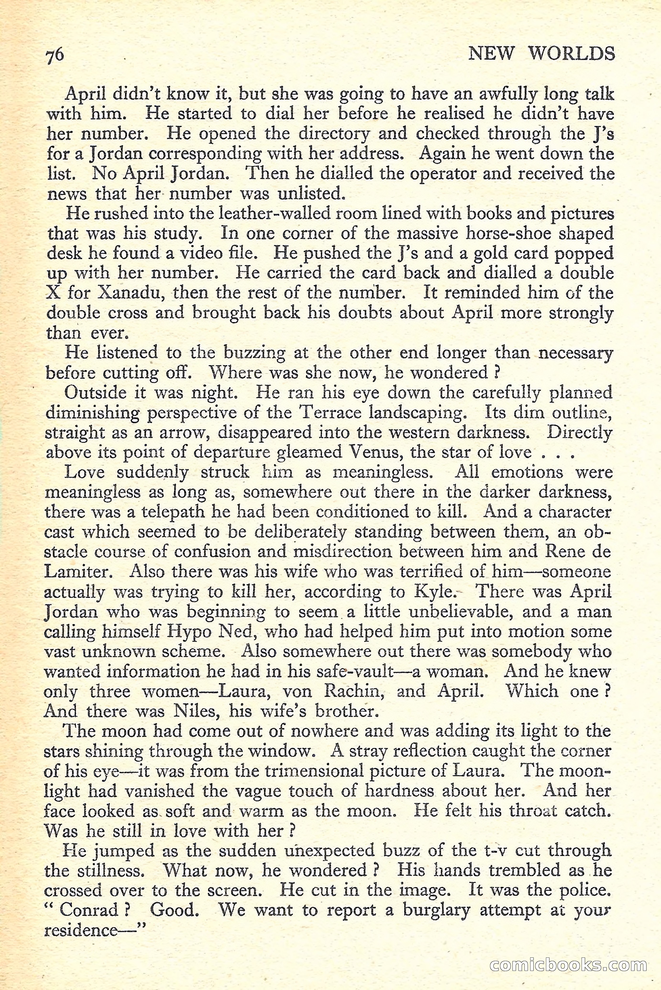 New Worlds Science Fiction No. 31 — page 78 of 132