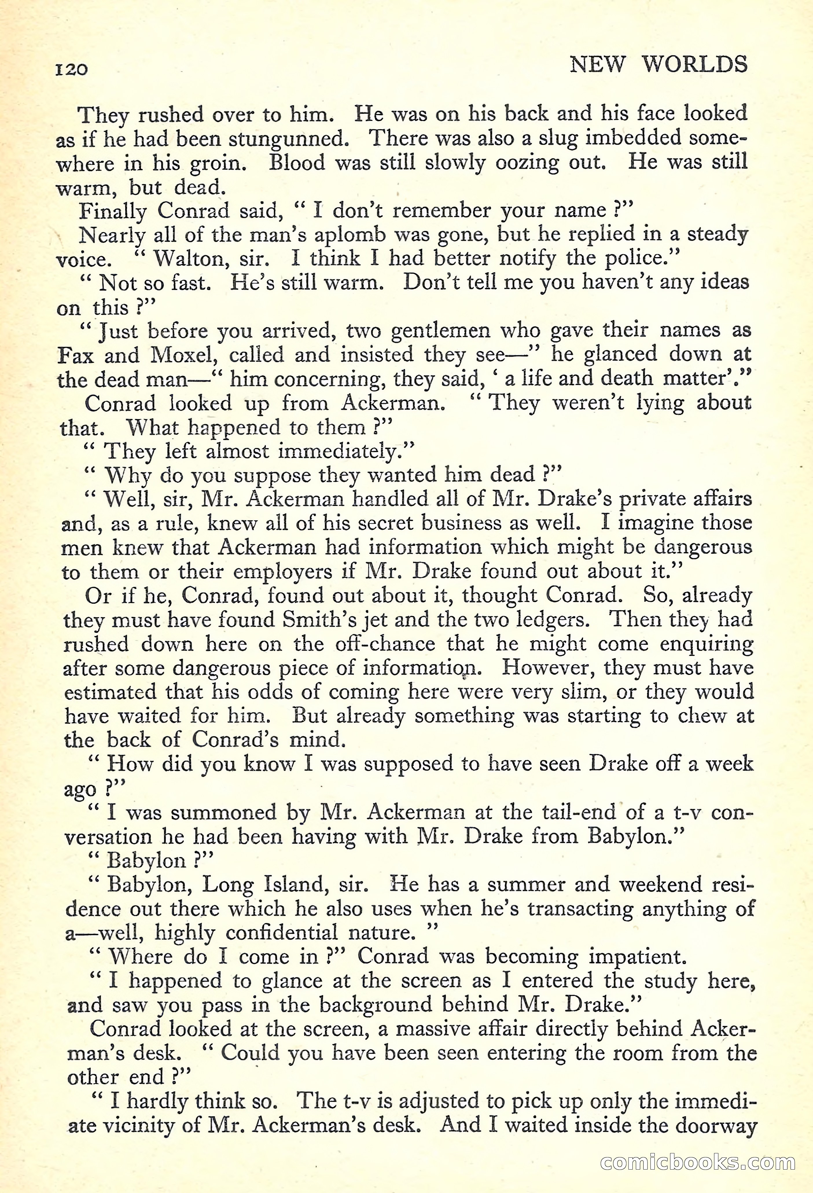 New Worlds Science Fiction No. 31 — page 122 of 132